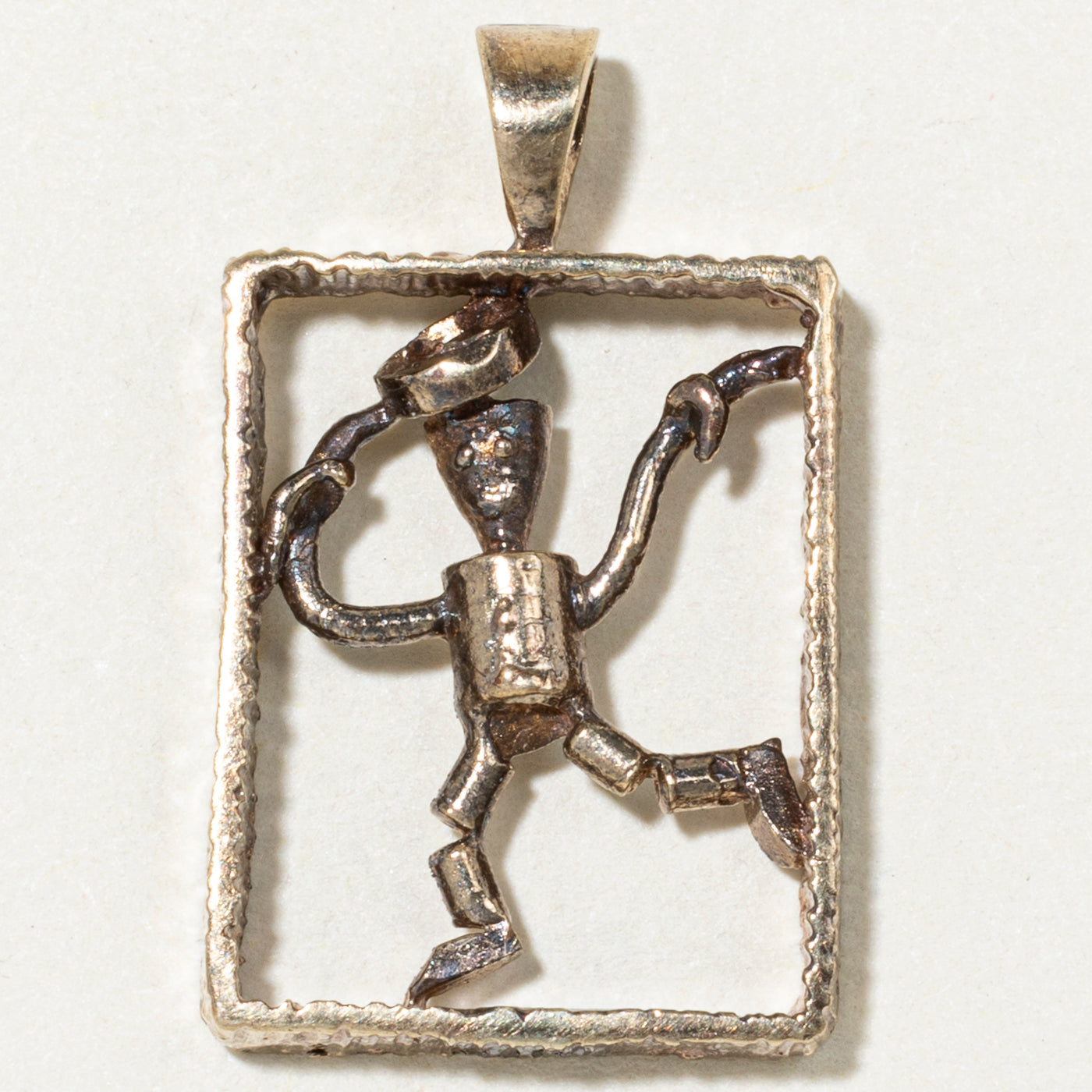 10k Yellow Gold Tin Man Pendant