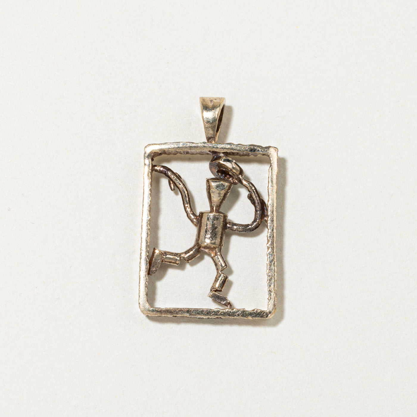 10k Yellow Gold Tin Man Pendant