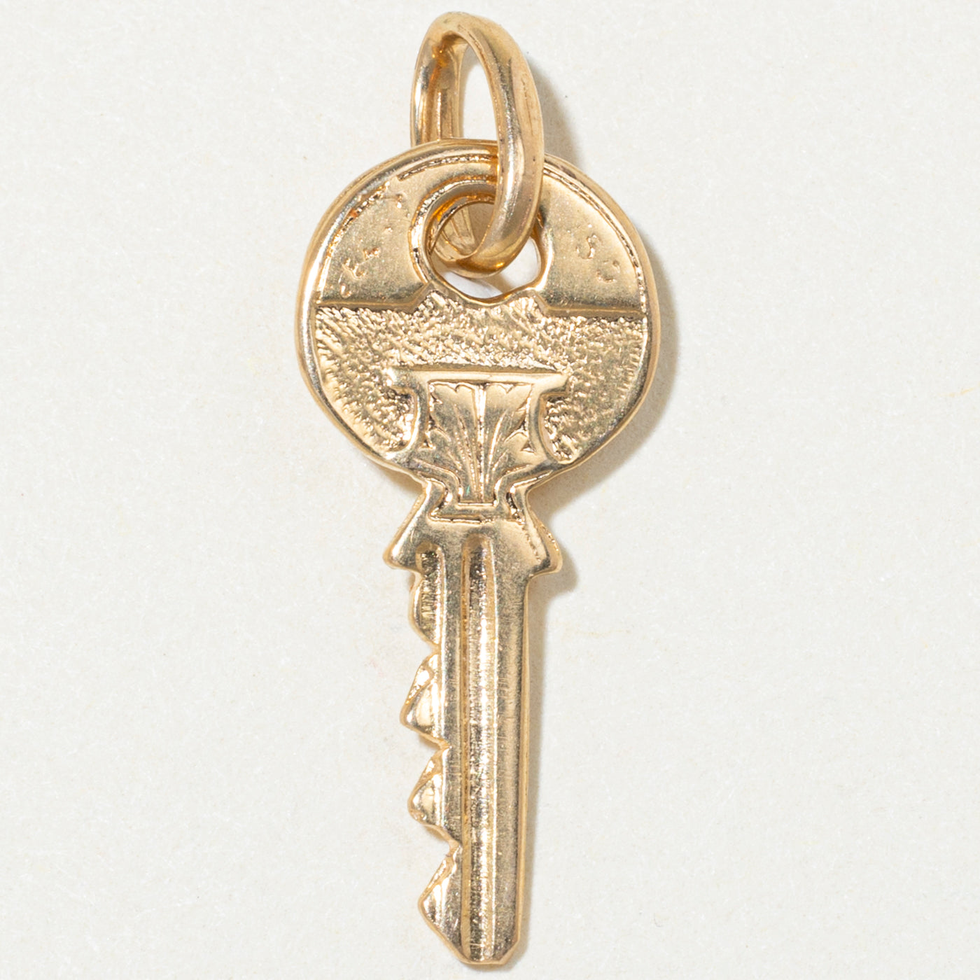18k Yellow Gold Key Charm