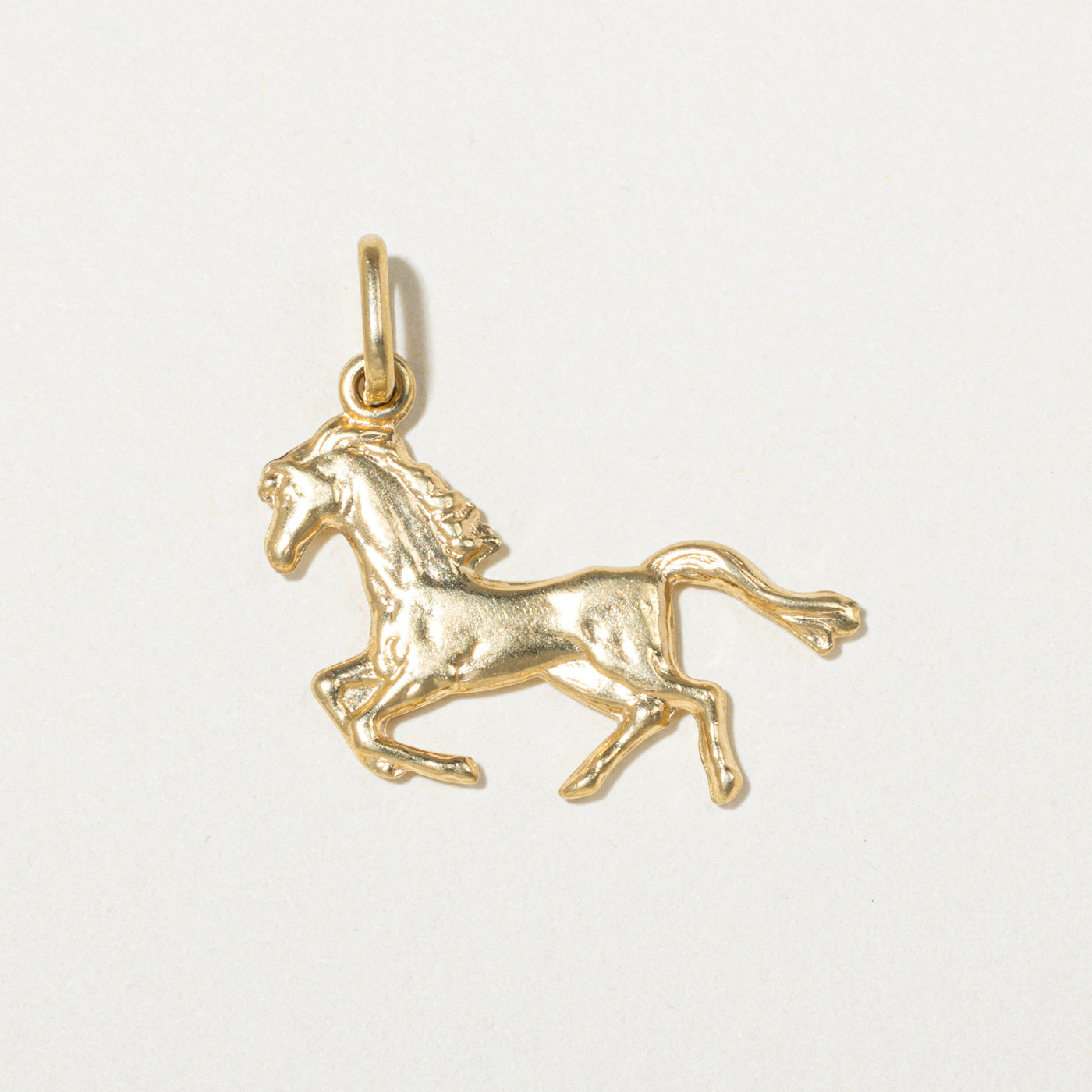 18k Yellow Gold Horse Charm