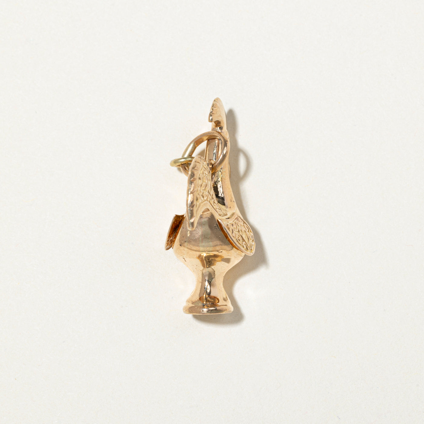 Portuguese 19k Yellow Gold Rooster Charm