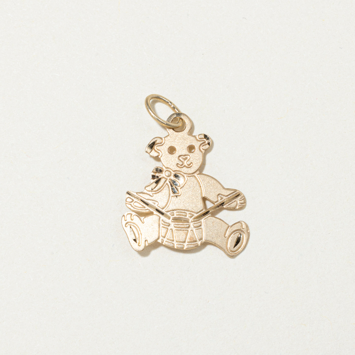 14k Yellow Gold Teddy Bear Charm