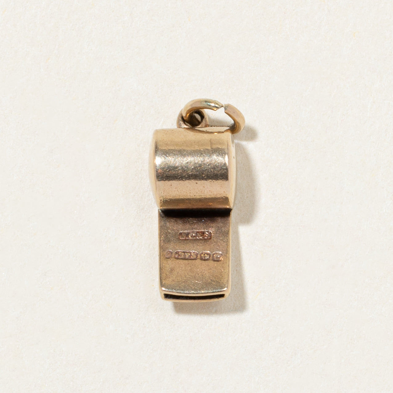 1952 Birmingham 9k Yellow Gold Whistle Charm