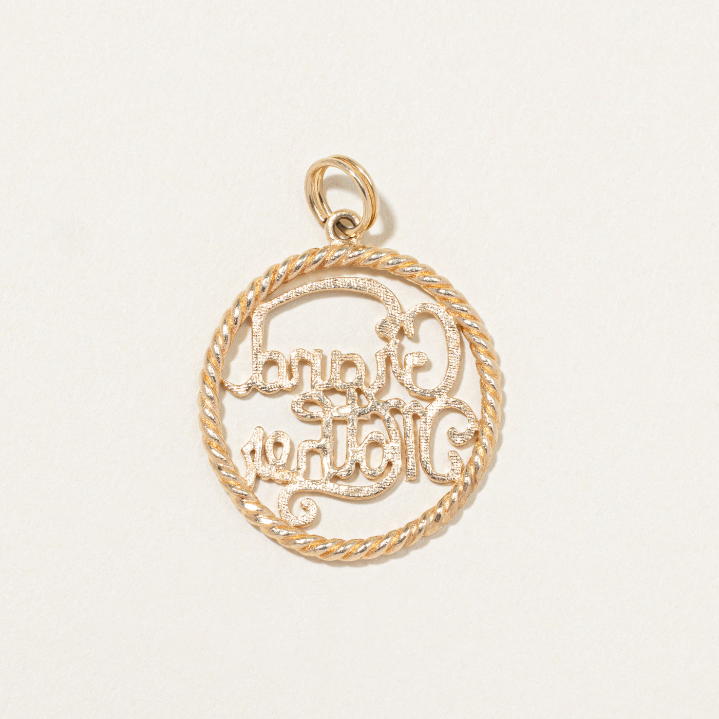 10k Yellow Gold "Grandmother" Charm