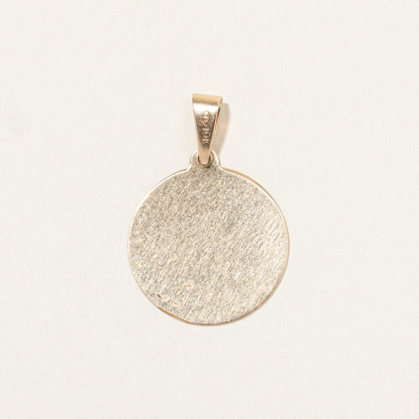 10k Yellow Gold Taurus Zodiac Pendant