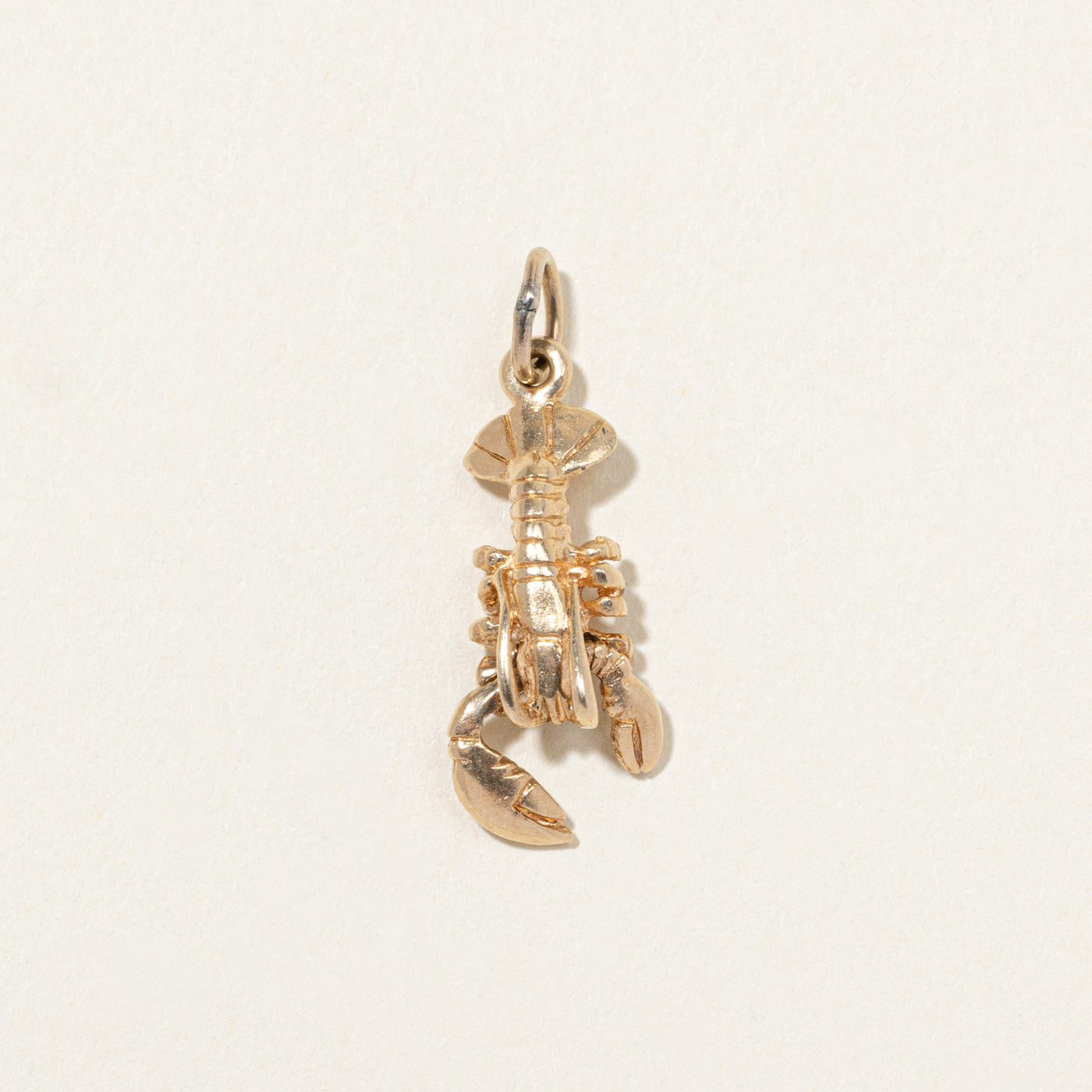 10k Yellow Gold Lobster Charm