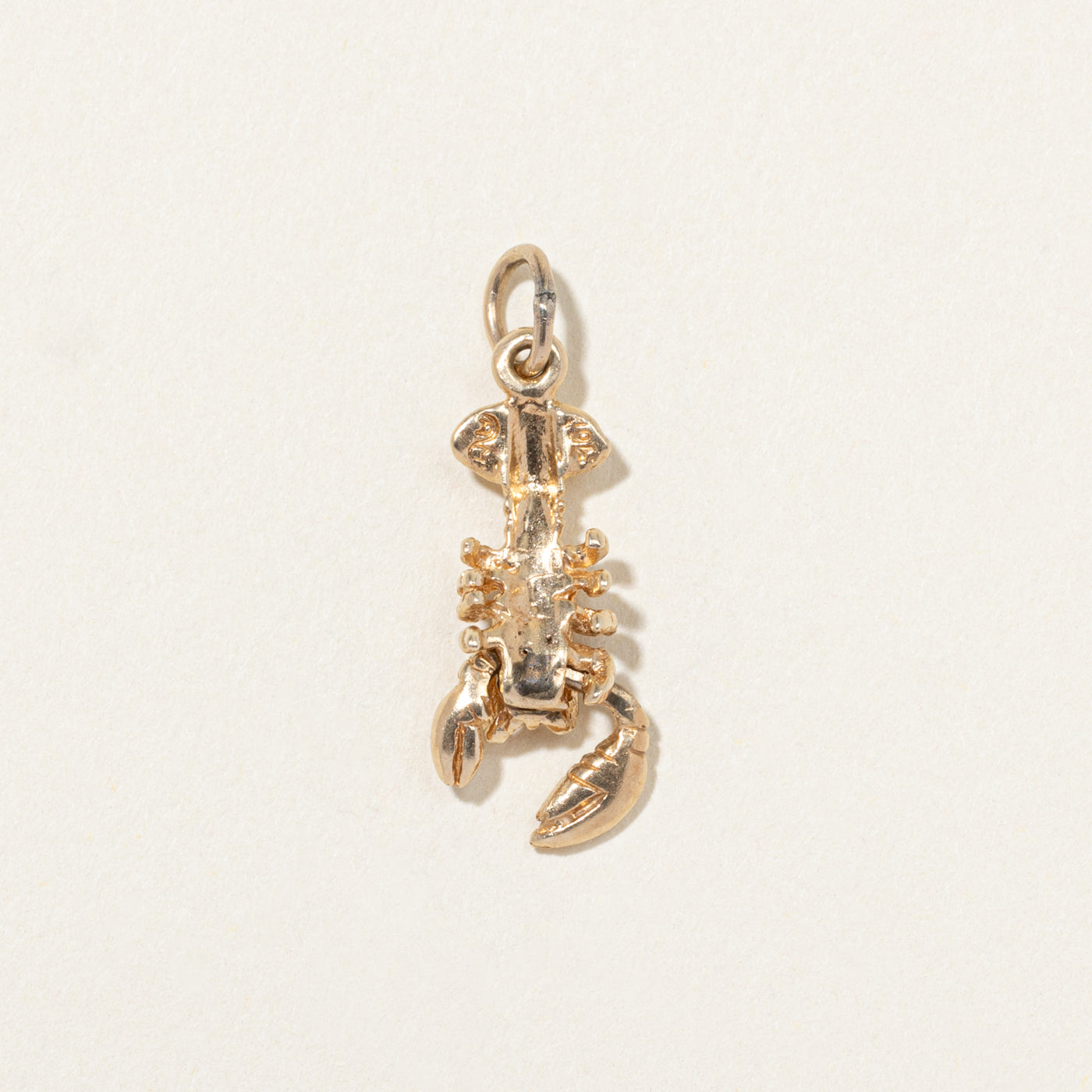 10k Yellow Gold Lobster Charm