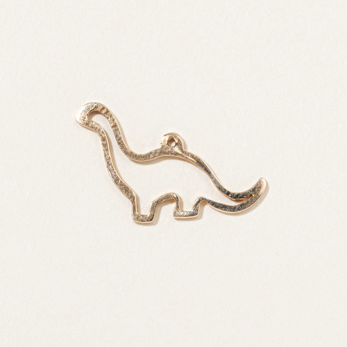 10k Yellow Gold Dinosaur Charm