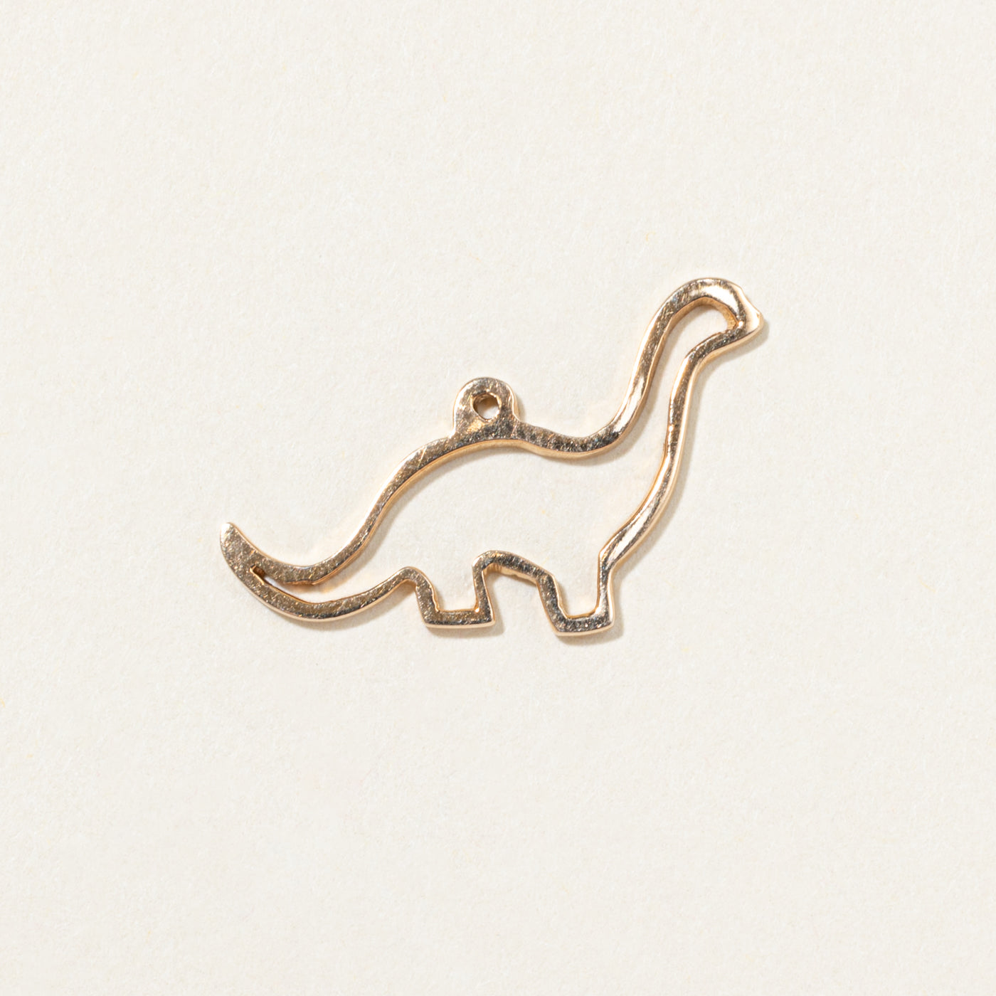 10k Yellow Gold Dinosaur Charm