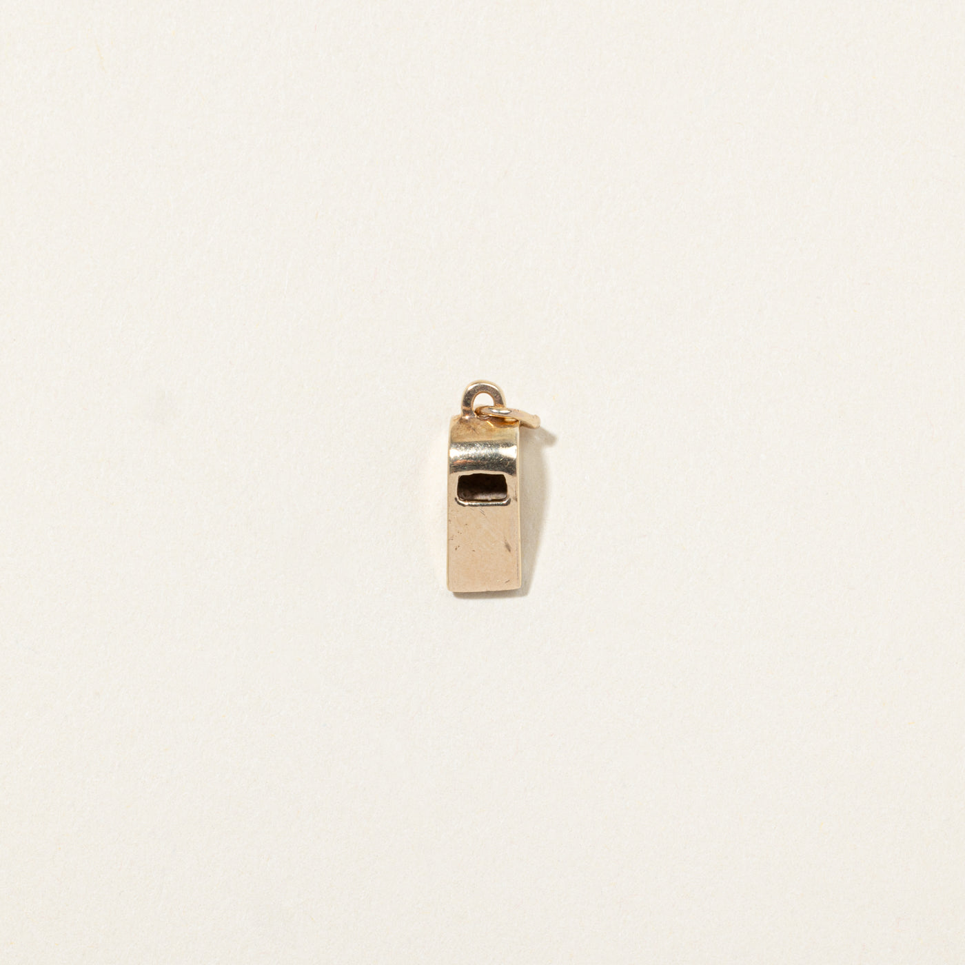 10k Yellow Gold Whistle Charm