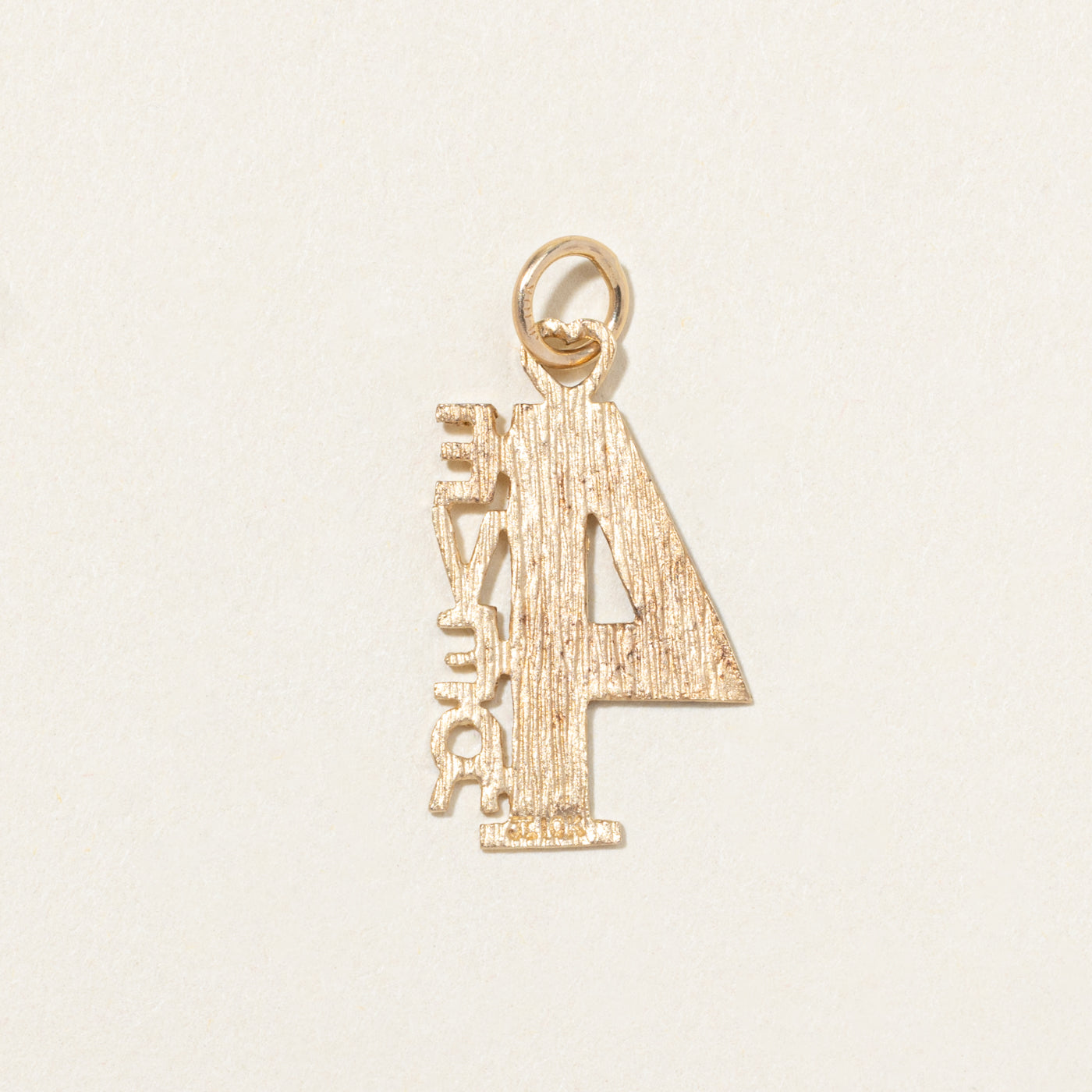 Breloque « 4 Ever » en or jaune 10 carats