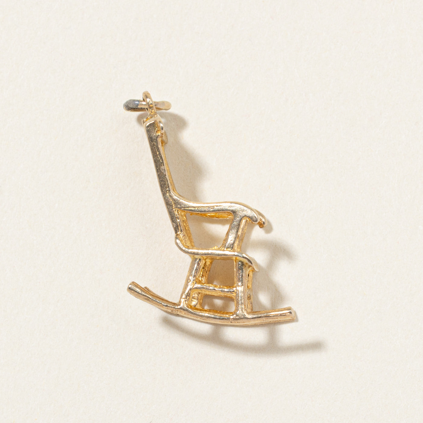 9k Yellow Gold Rocking Chair Charm