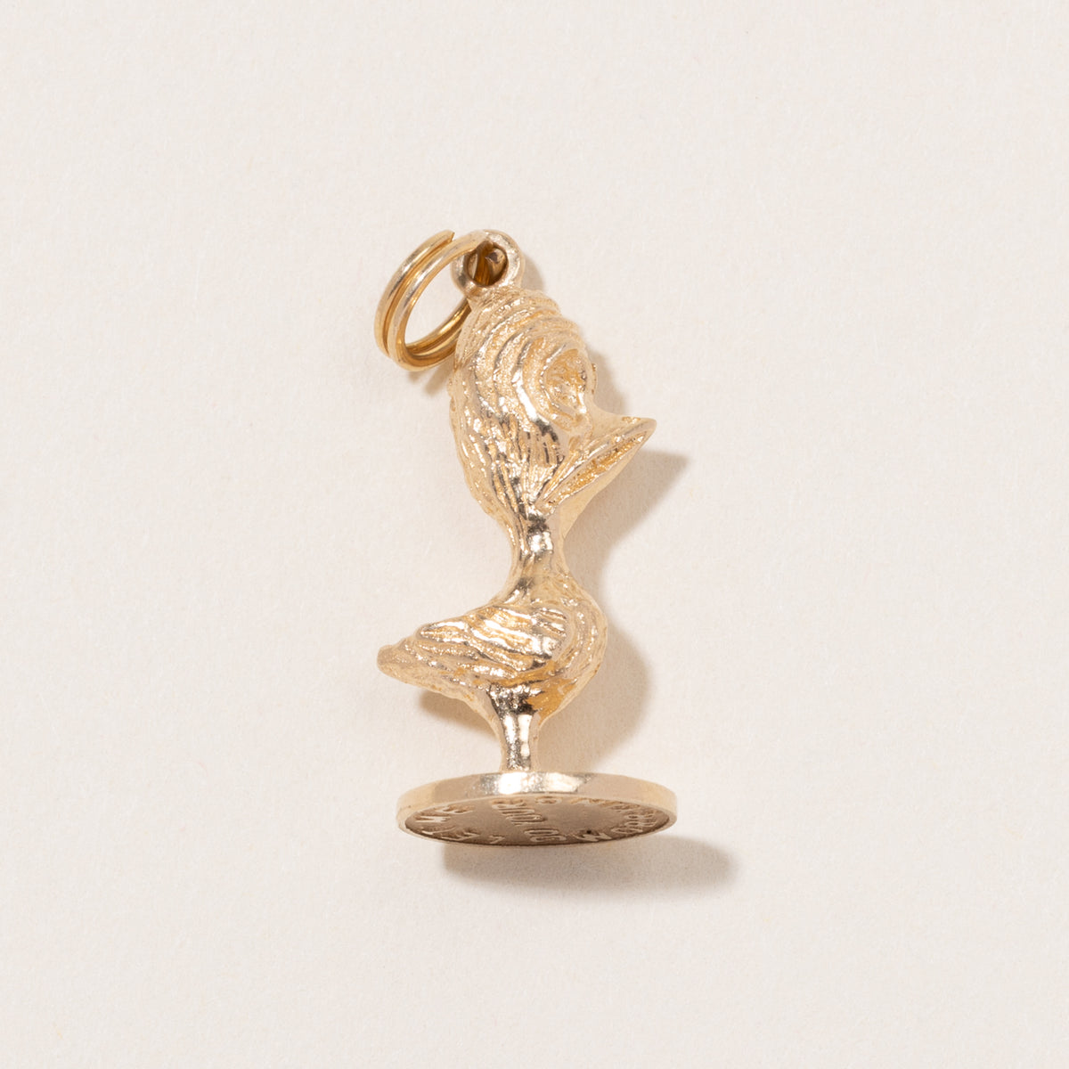 9k Yellow Gold Worry Bird Charm
