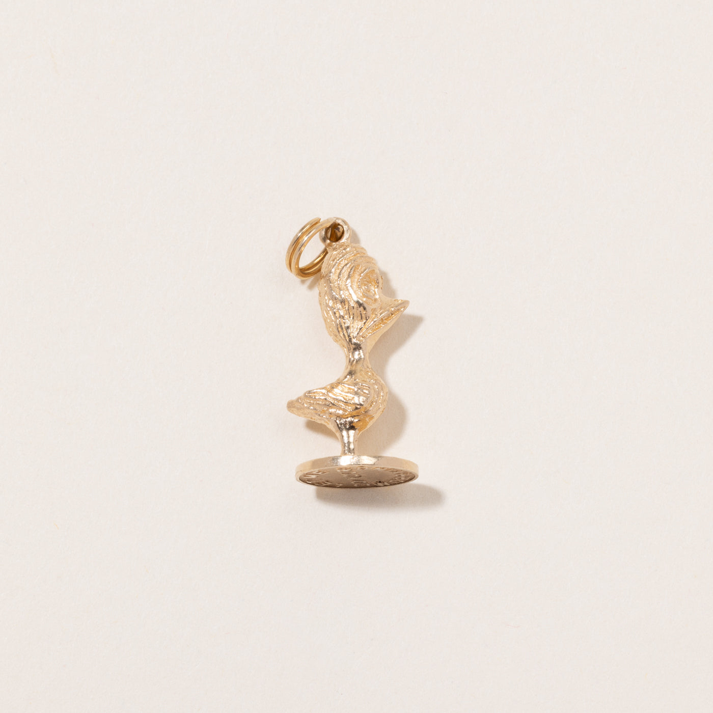 9k Yellow Gold Worry Bird Charm