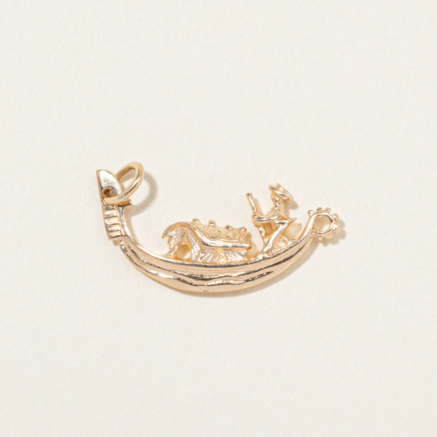 10k Yellow Gold Gondola Charm