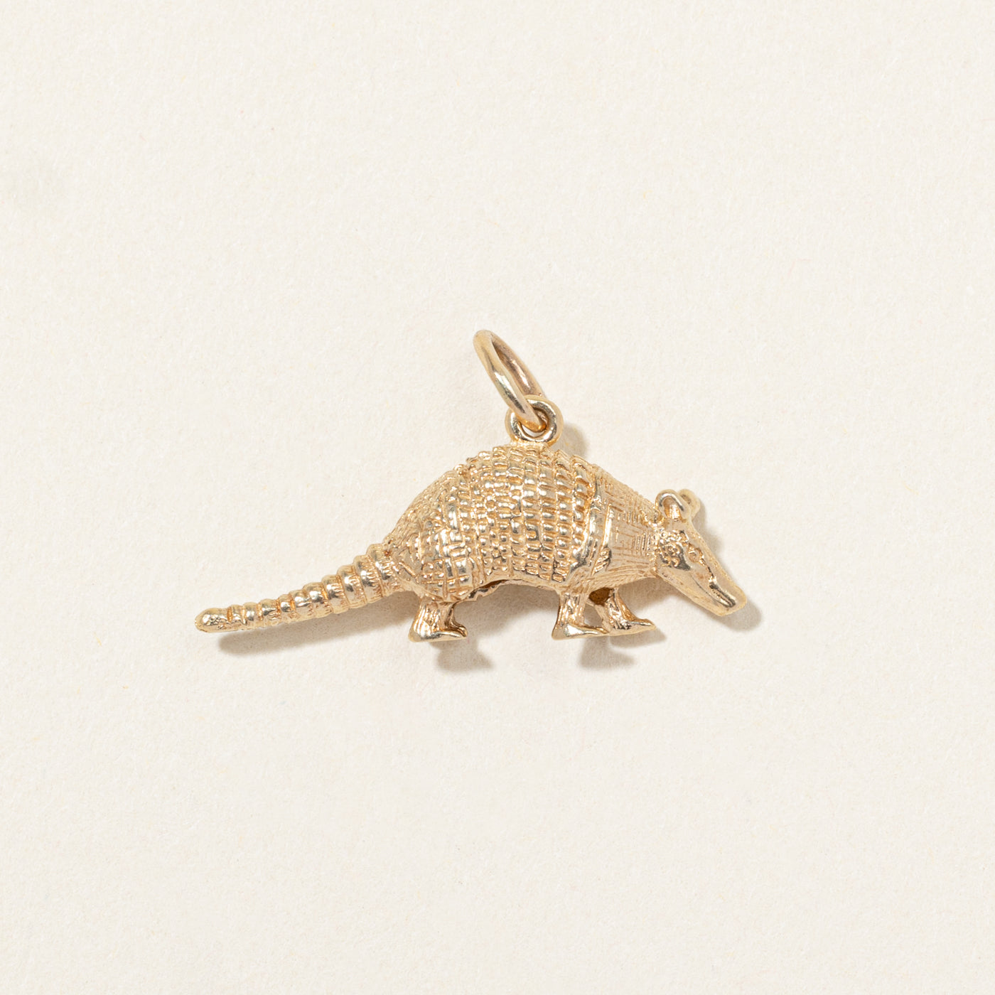 10k Yellow Gold Armadillo Charm