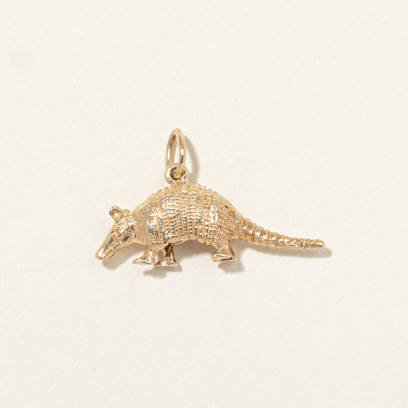10k Yellow Gold Armadillo Charm