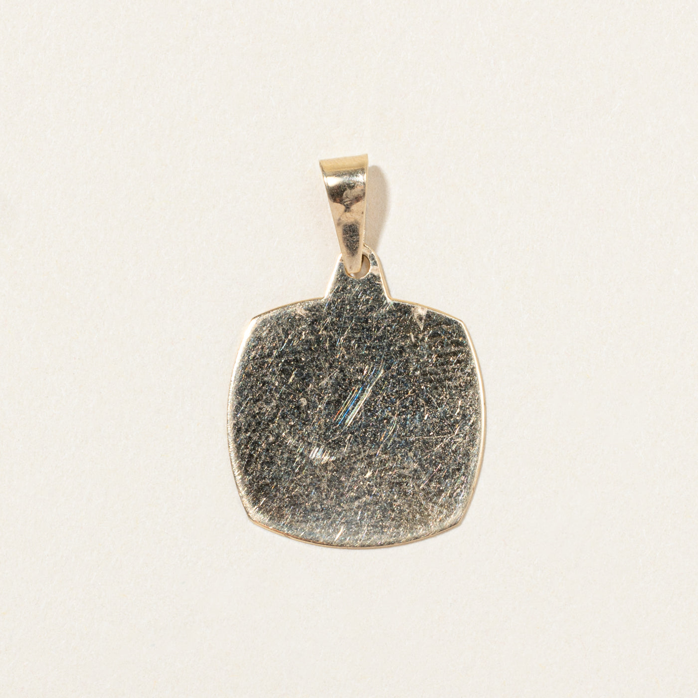 10k Yellow Gold Aquarius Zodiac Pendant