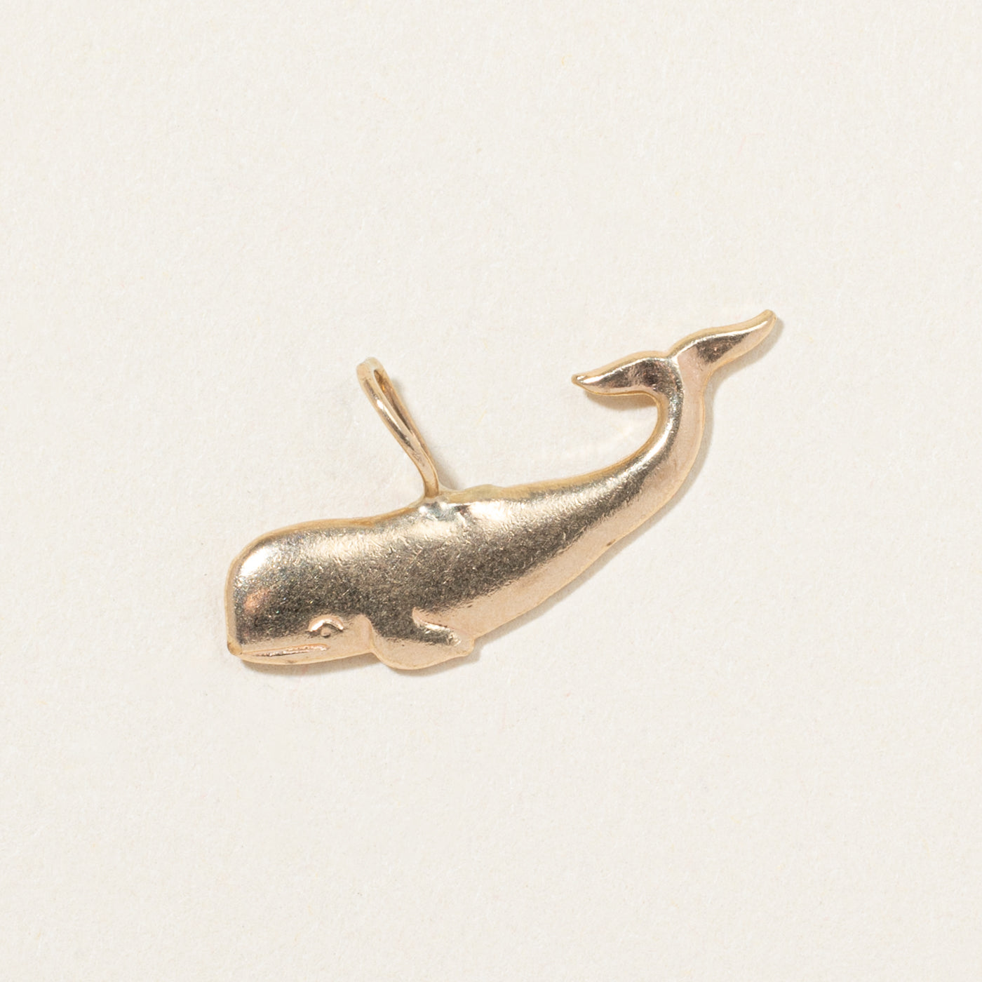 13k Yellow Gold Whale Charm