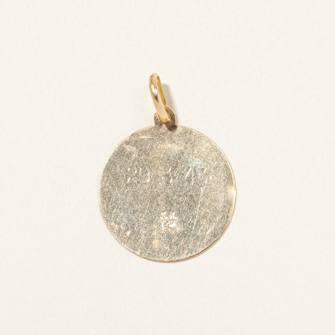 Breloque Bélier en or jaune 14 carats