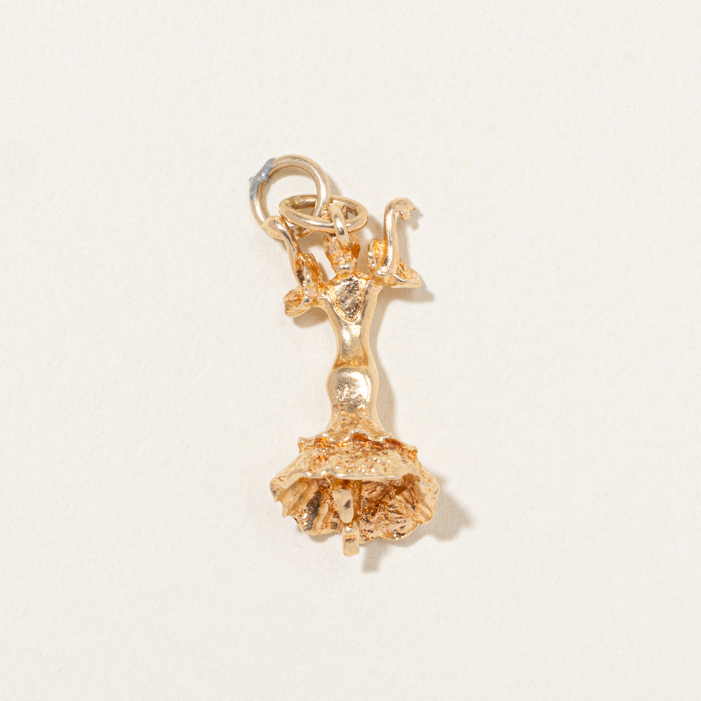 14k Yellow Gold Flamenco Dancer Charm