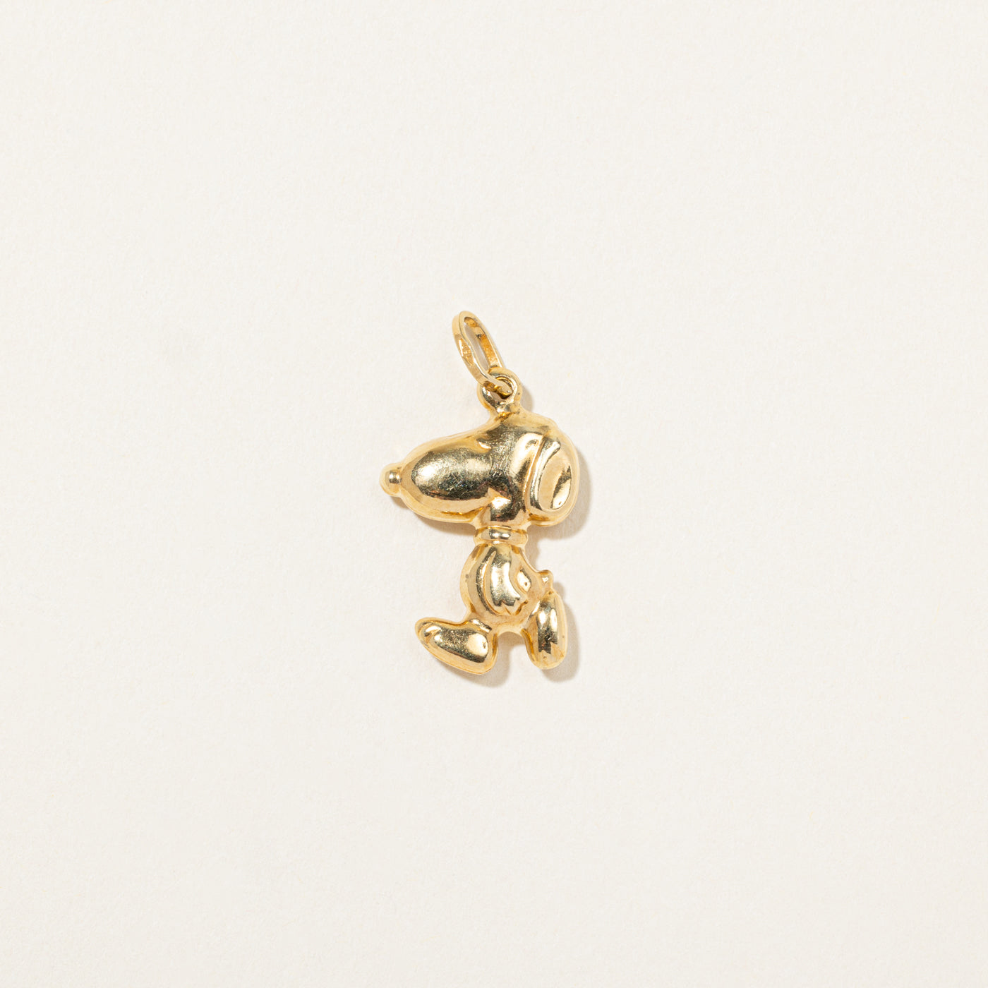 18k Yellow Gold "Snoopy" Charm