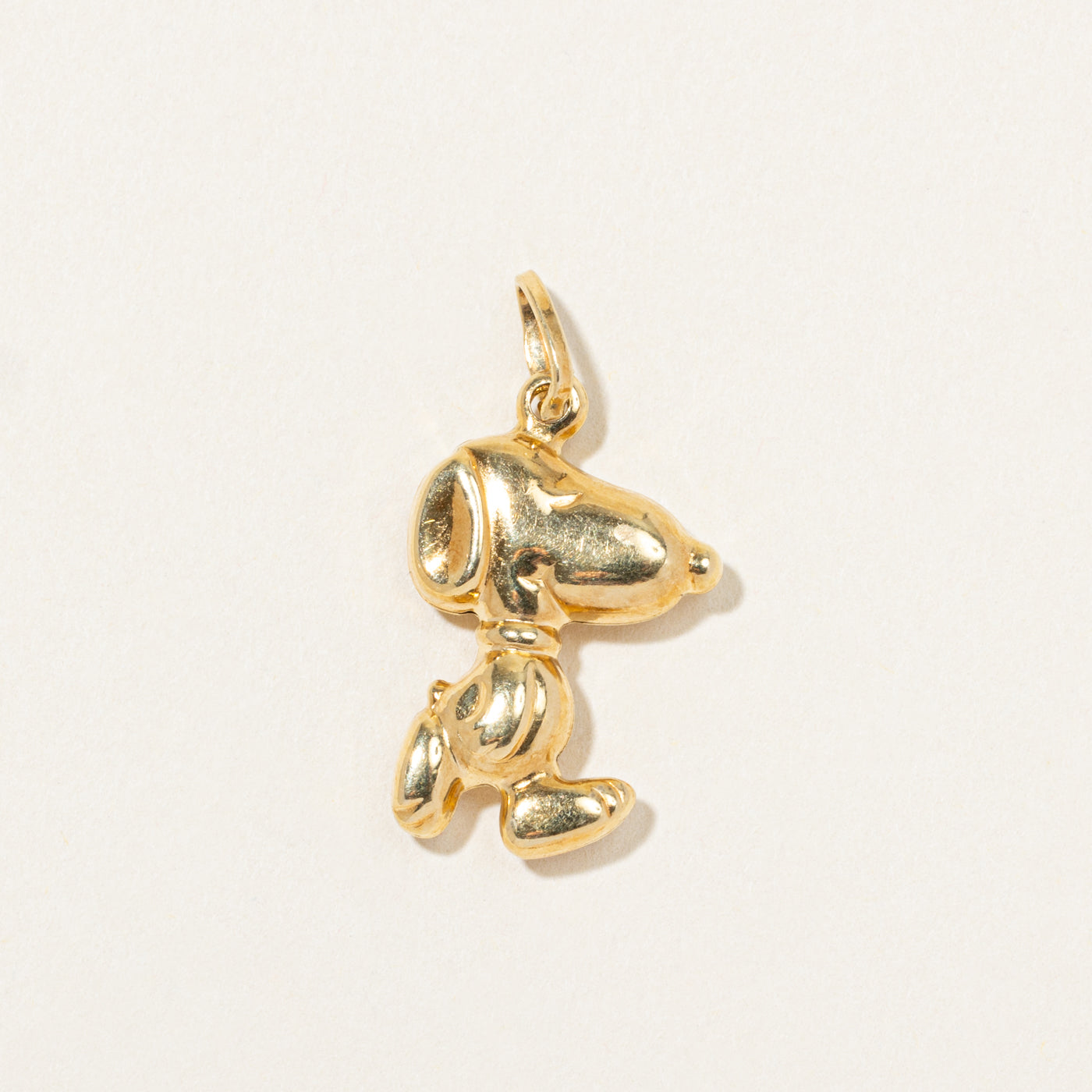 18k Yellow Gold "Snoopy" Charm