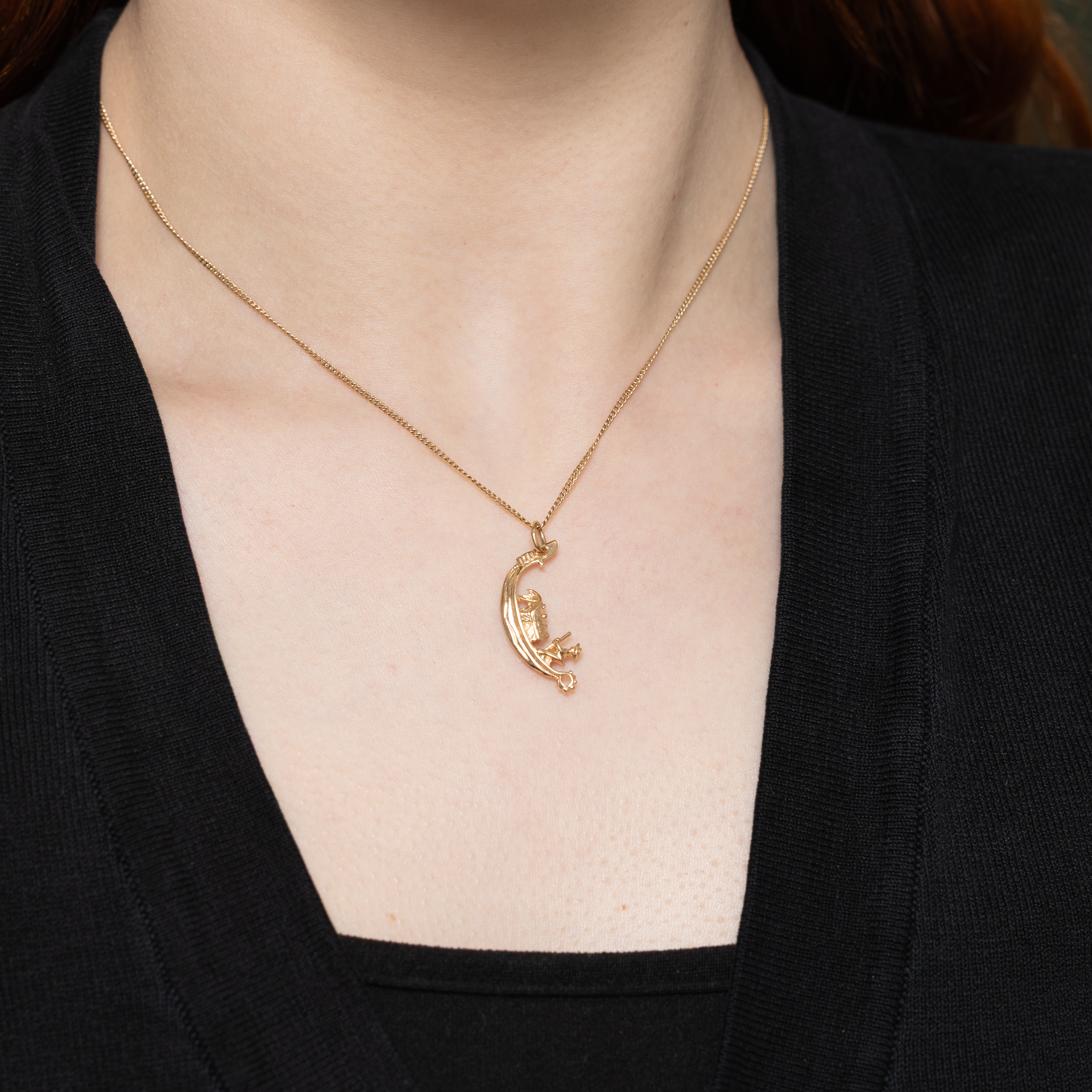 10k Yellow Gold Gondola Charm