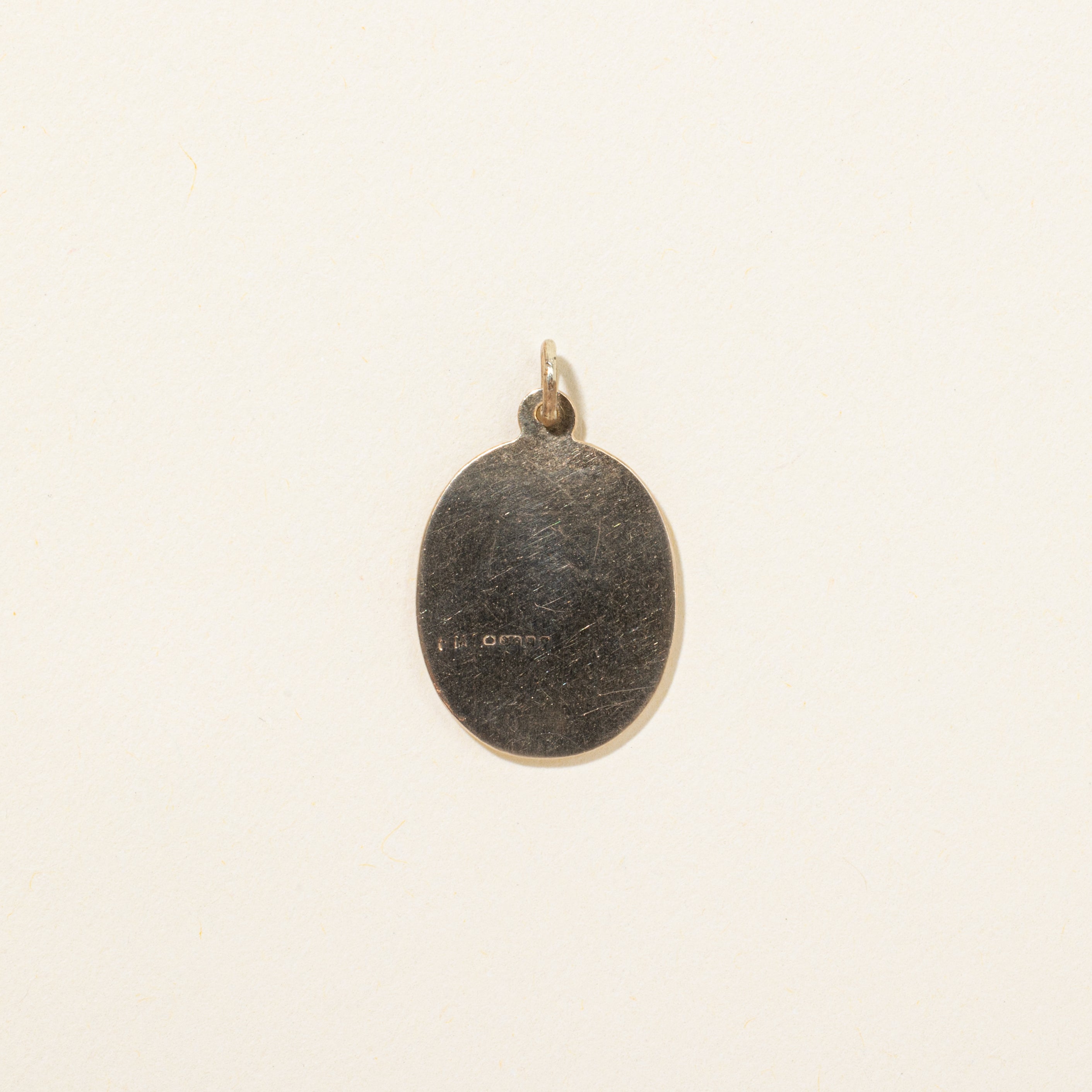 9k Yellow Gold Embossed Saint Christopher Charm