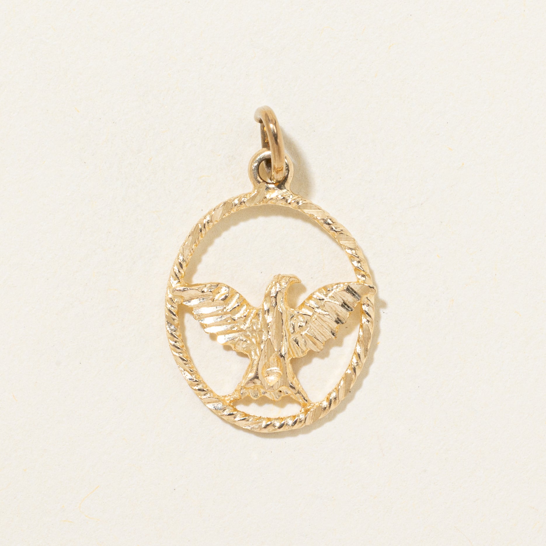 10k Yellow Gold Eagle Charm