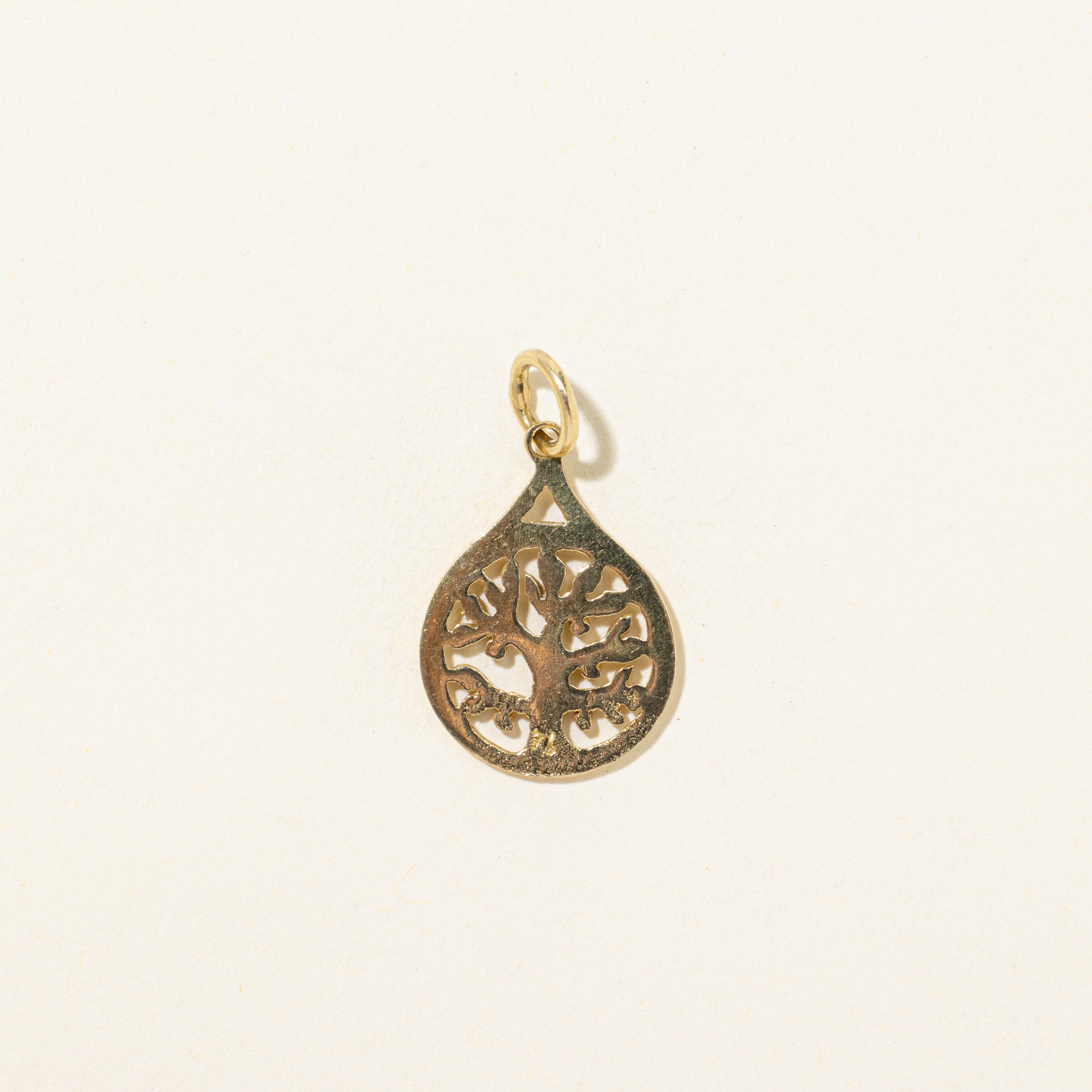 14k Yellow Gold Tree of Life Charm