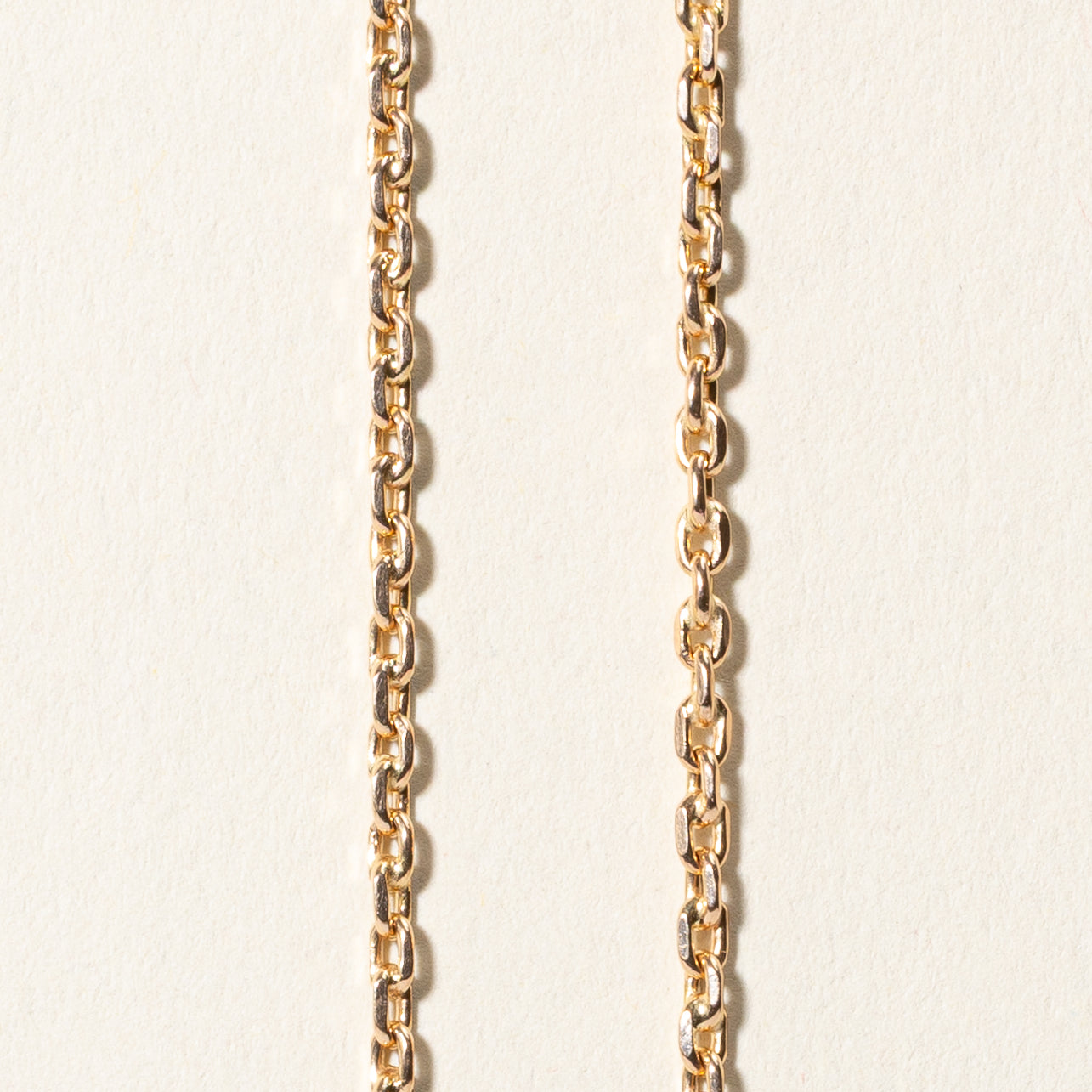 14k Yellow Gold Cable Link Chain | 21.5"