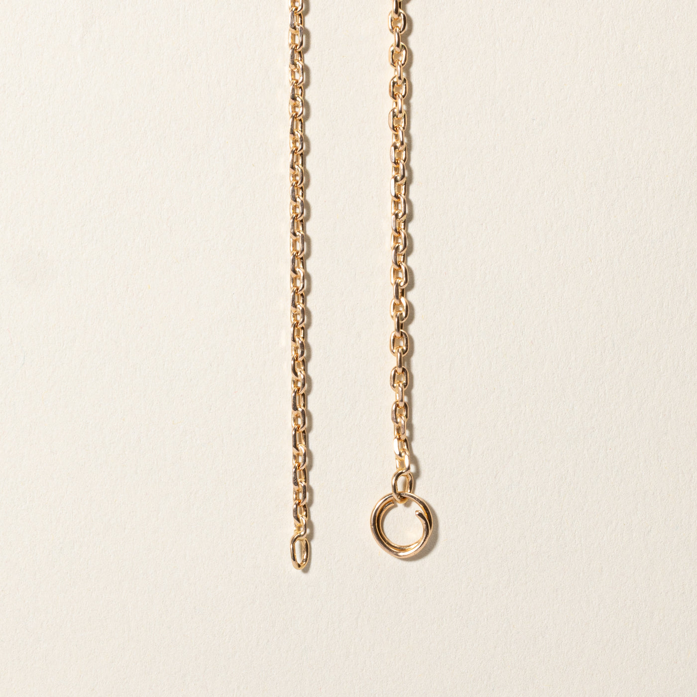 14k Yellow Gold Cable Link Chain | 21.5"