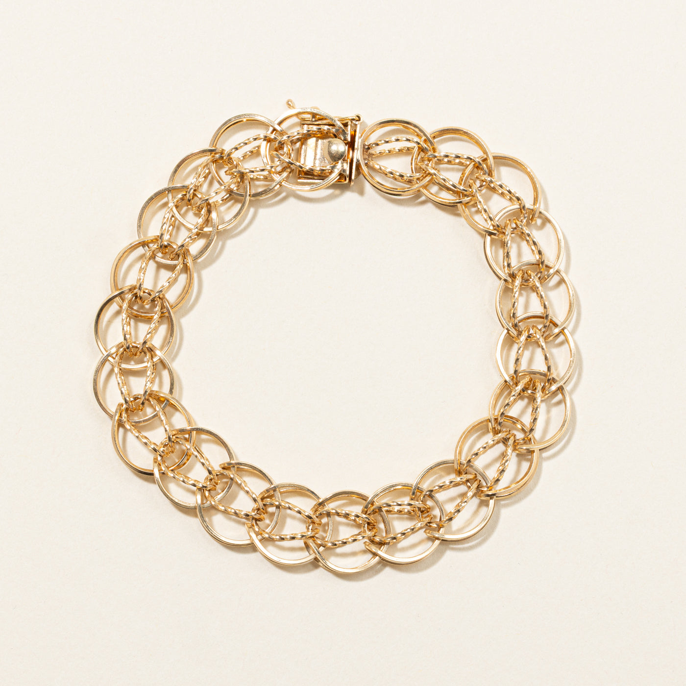 14k Rose Gold Chain Bracelet | 8.5"