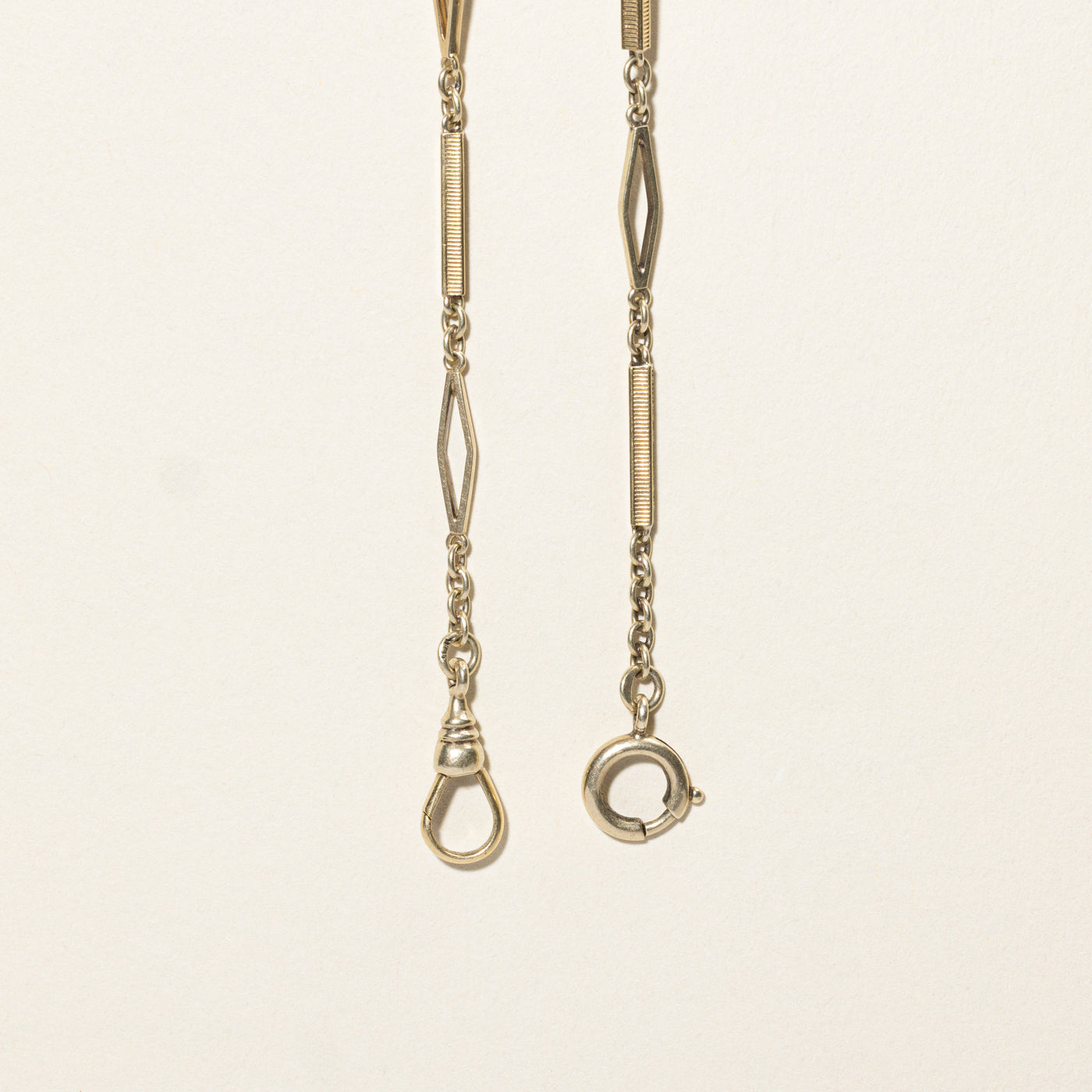 10k Yellow Gold Bar Link Chain | 13.25"