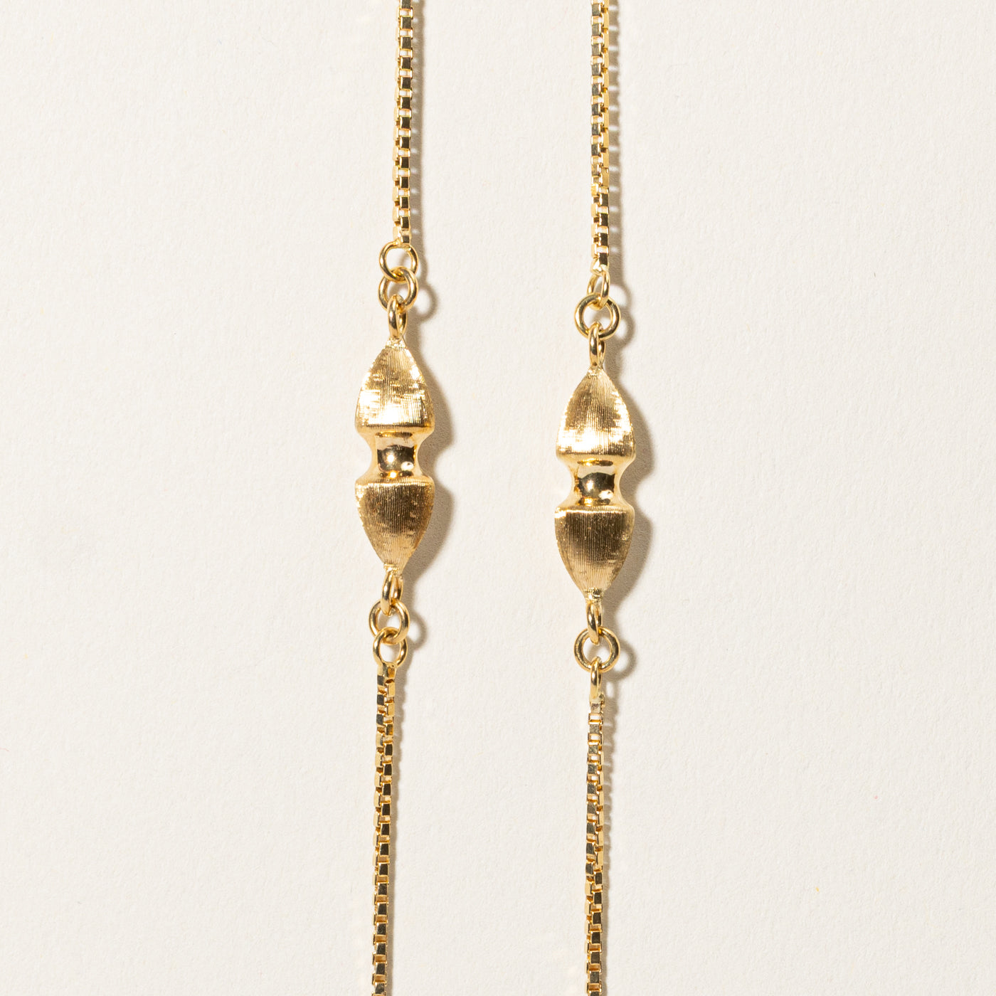 18k Yellow Gold Satellite Chain Necklace | 36"