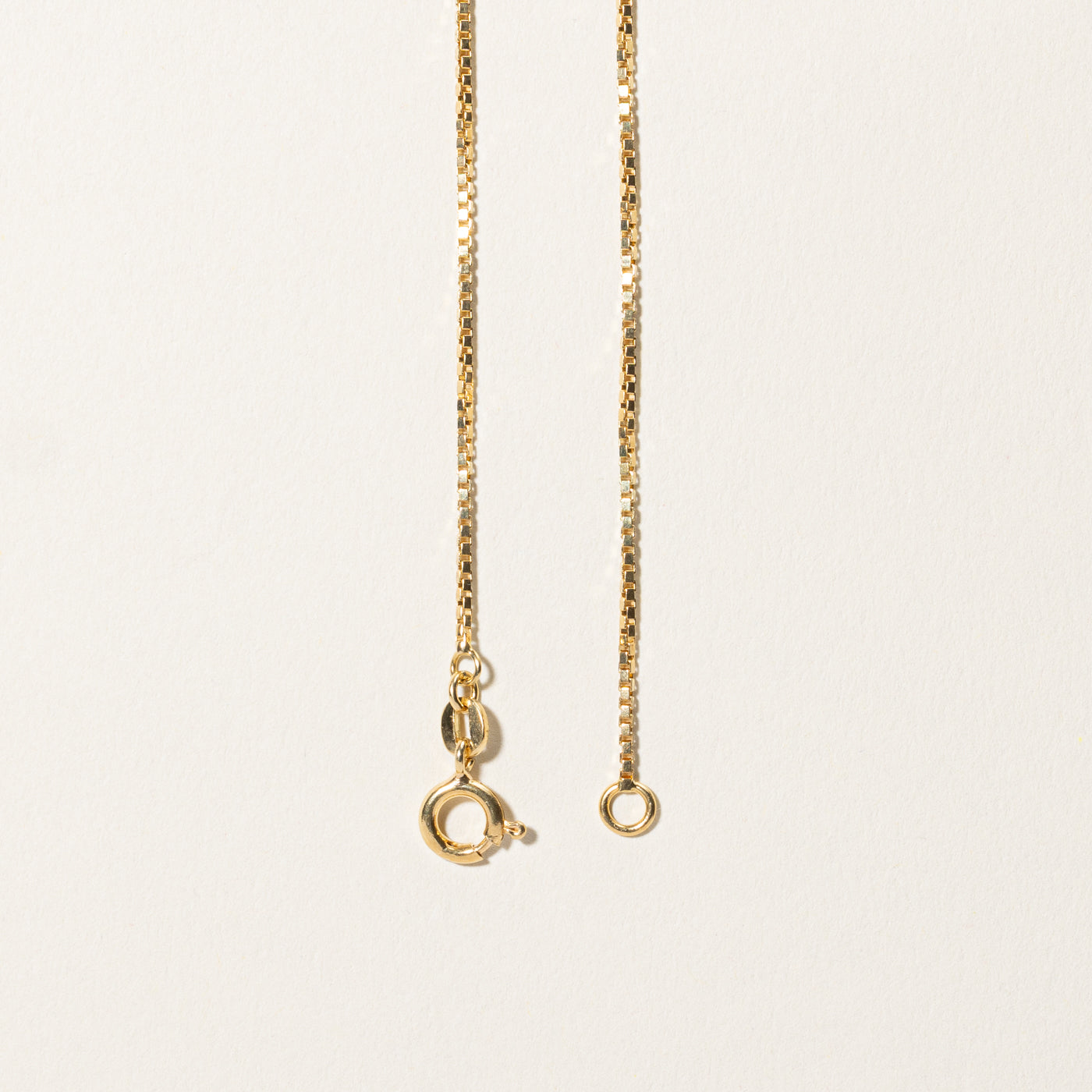 18k Yellow Gold Satellite Chain Necklace | 36"