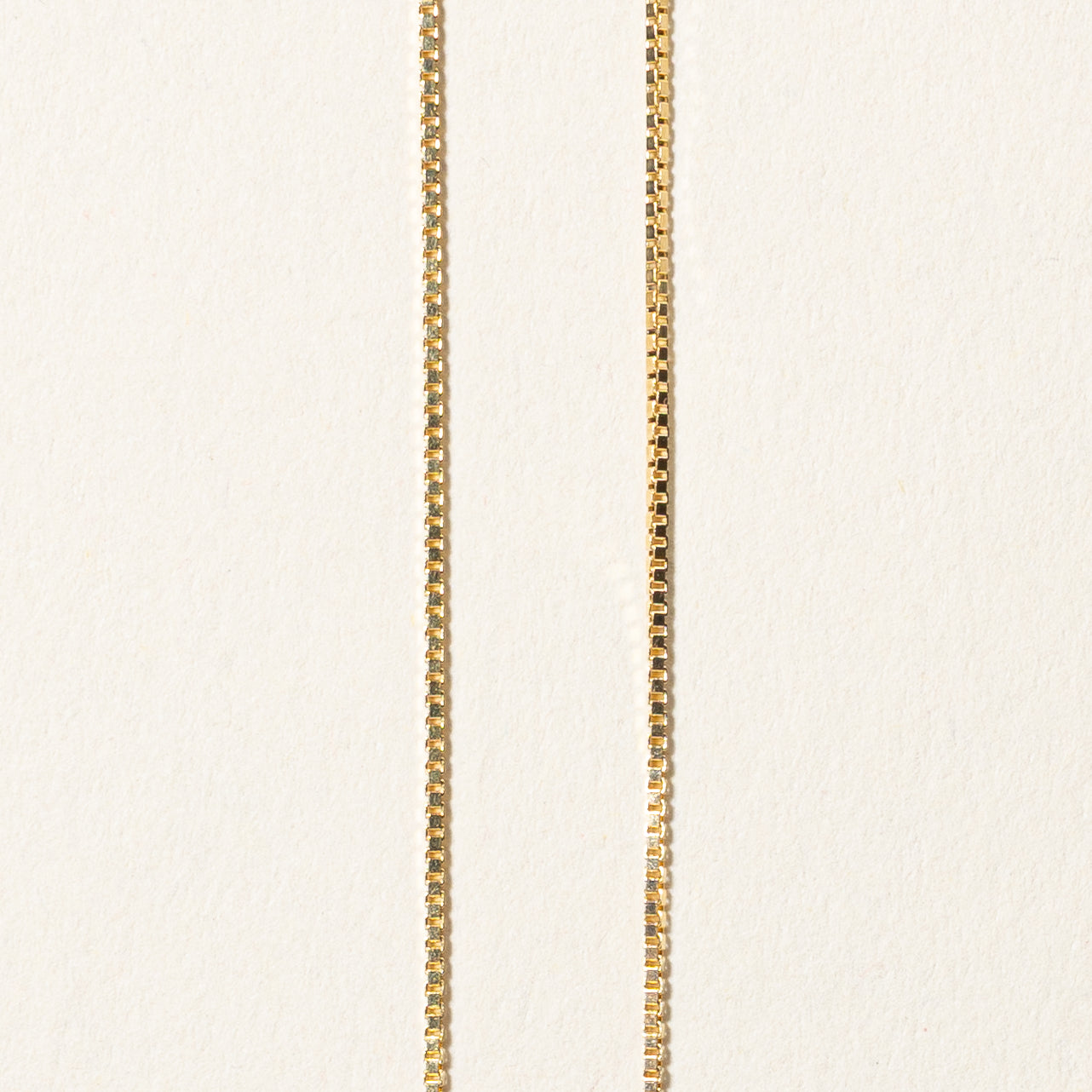 14k Yellow Gold Box Link Chain | 20"