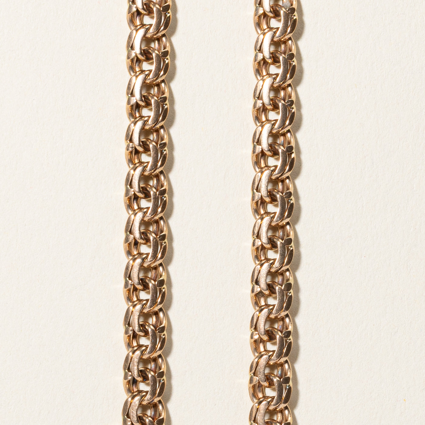 14k Yellow Gold Double Link Chain | 27.75"
