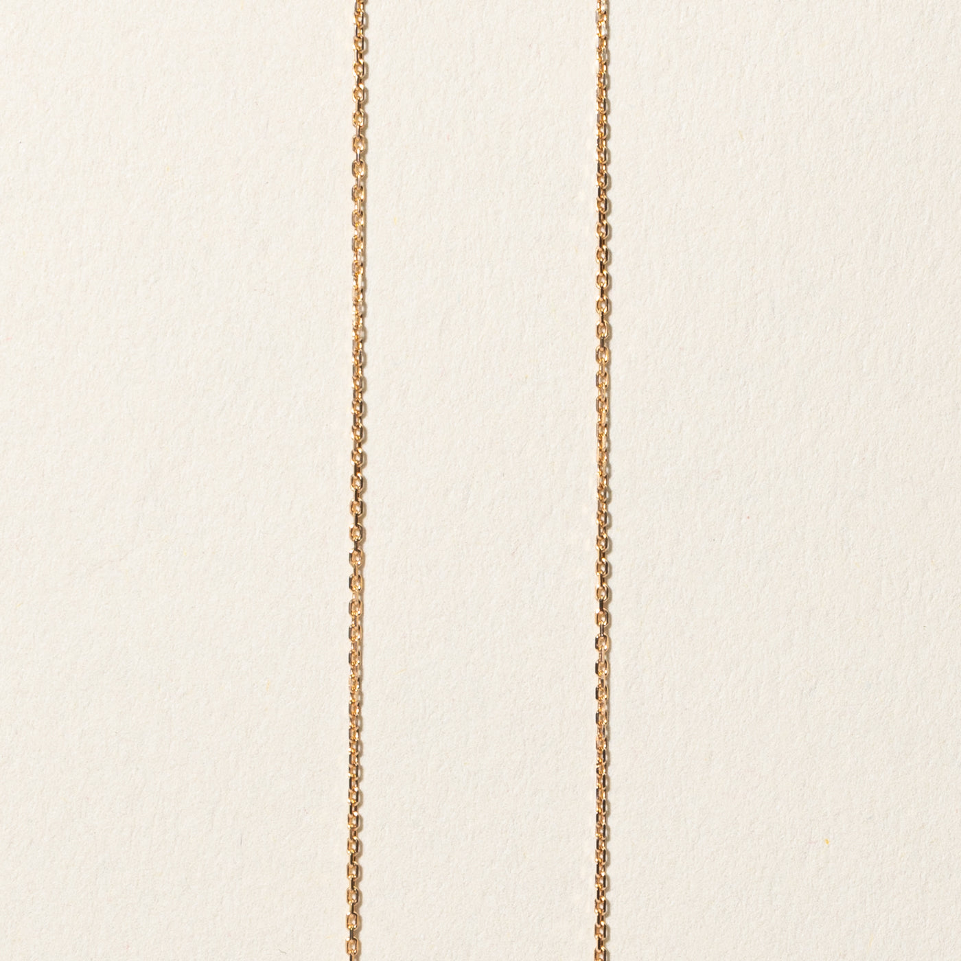 14k Rose Gold Bar Pendant Necklace | 13.5"