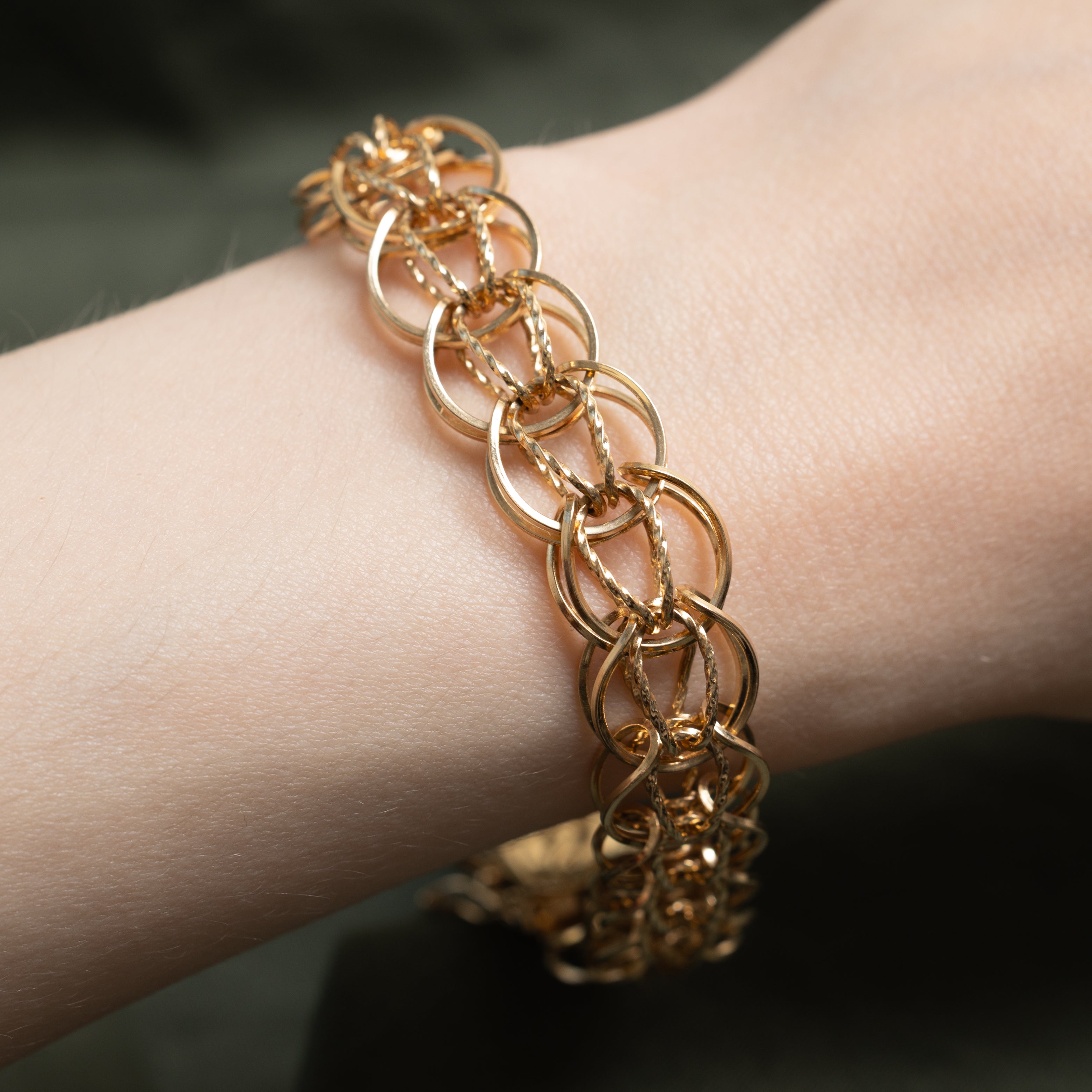 14k Rose Gold Chain Bracelet | 8.5"