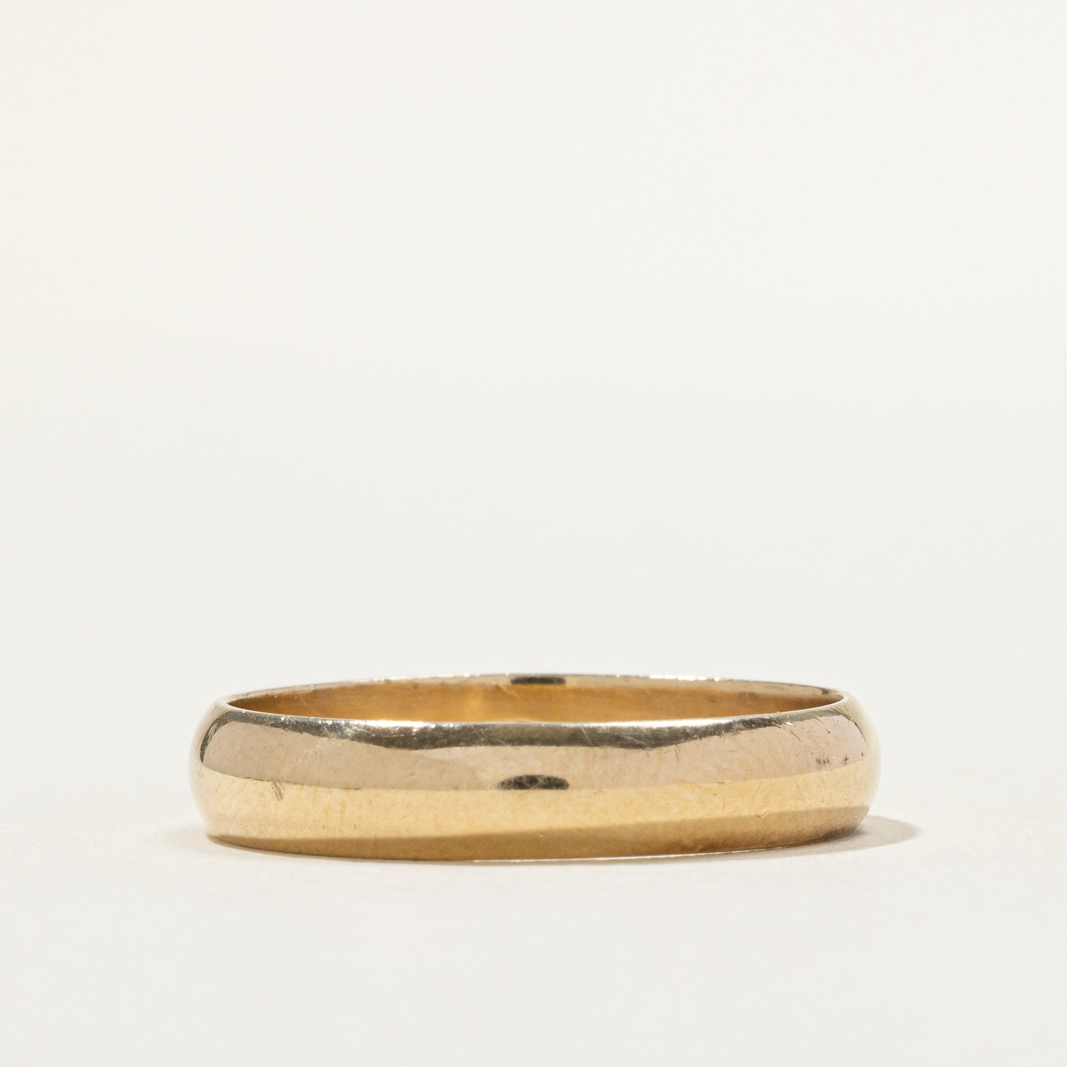 10k Yellow Gold Plain Band | 4.6mm | SZ 11.25