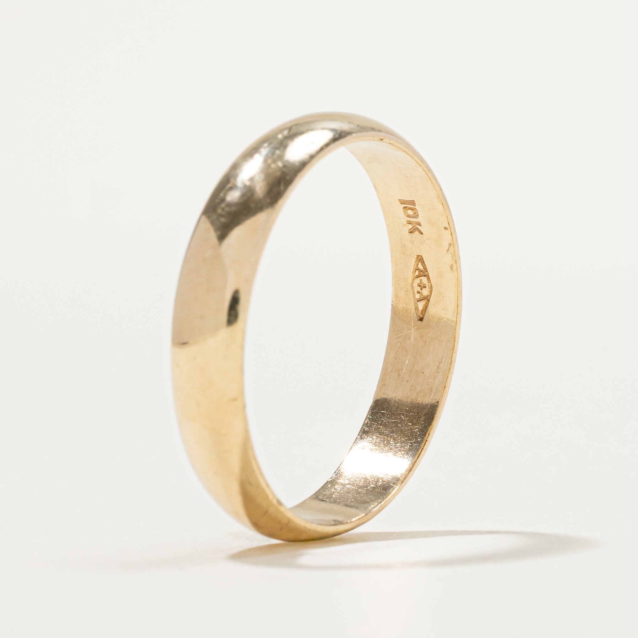 10k Yellow Gold Plain Band | 4.6mm | SZ 11.25