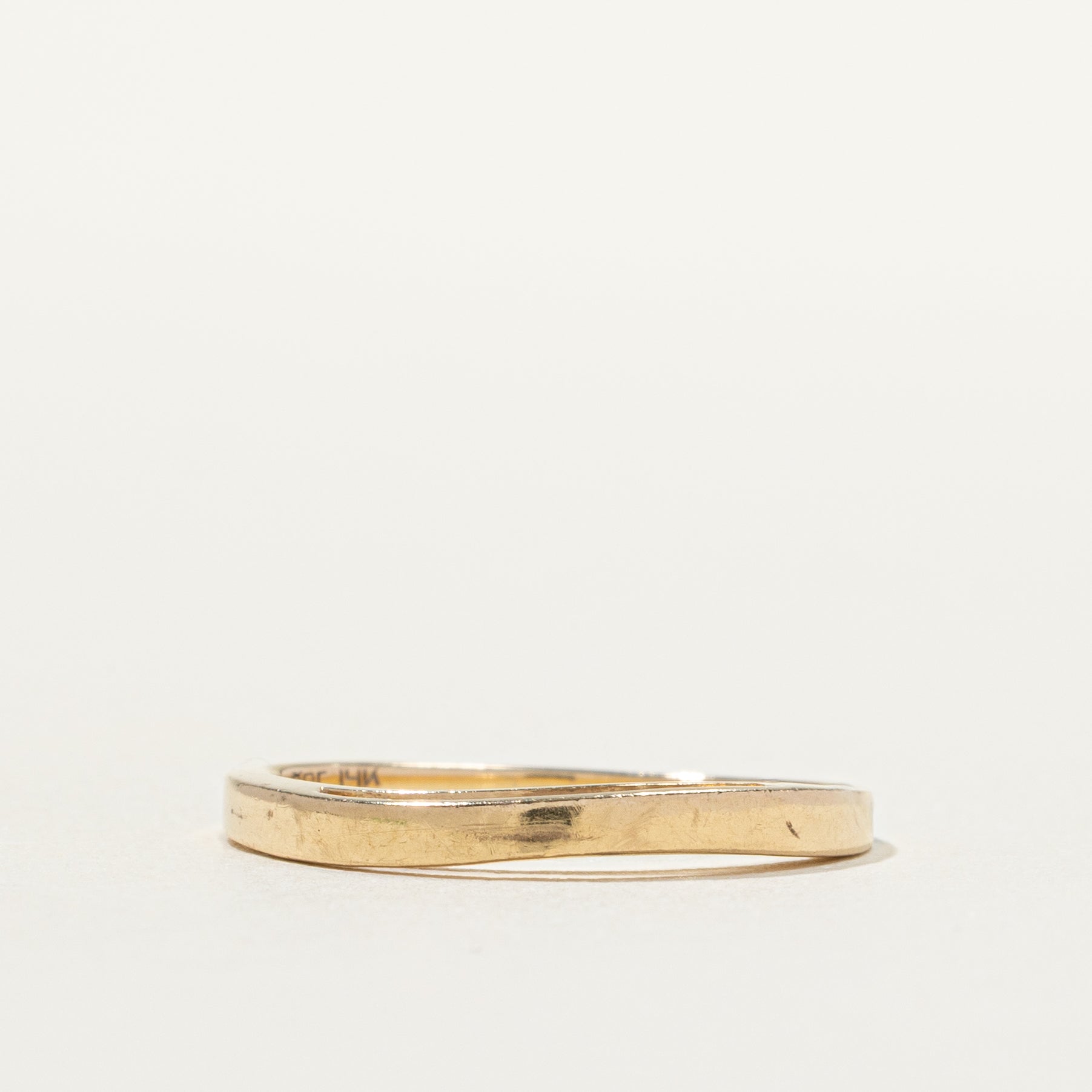 14k Yellow Gold Layered Band | SZ 5.5