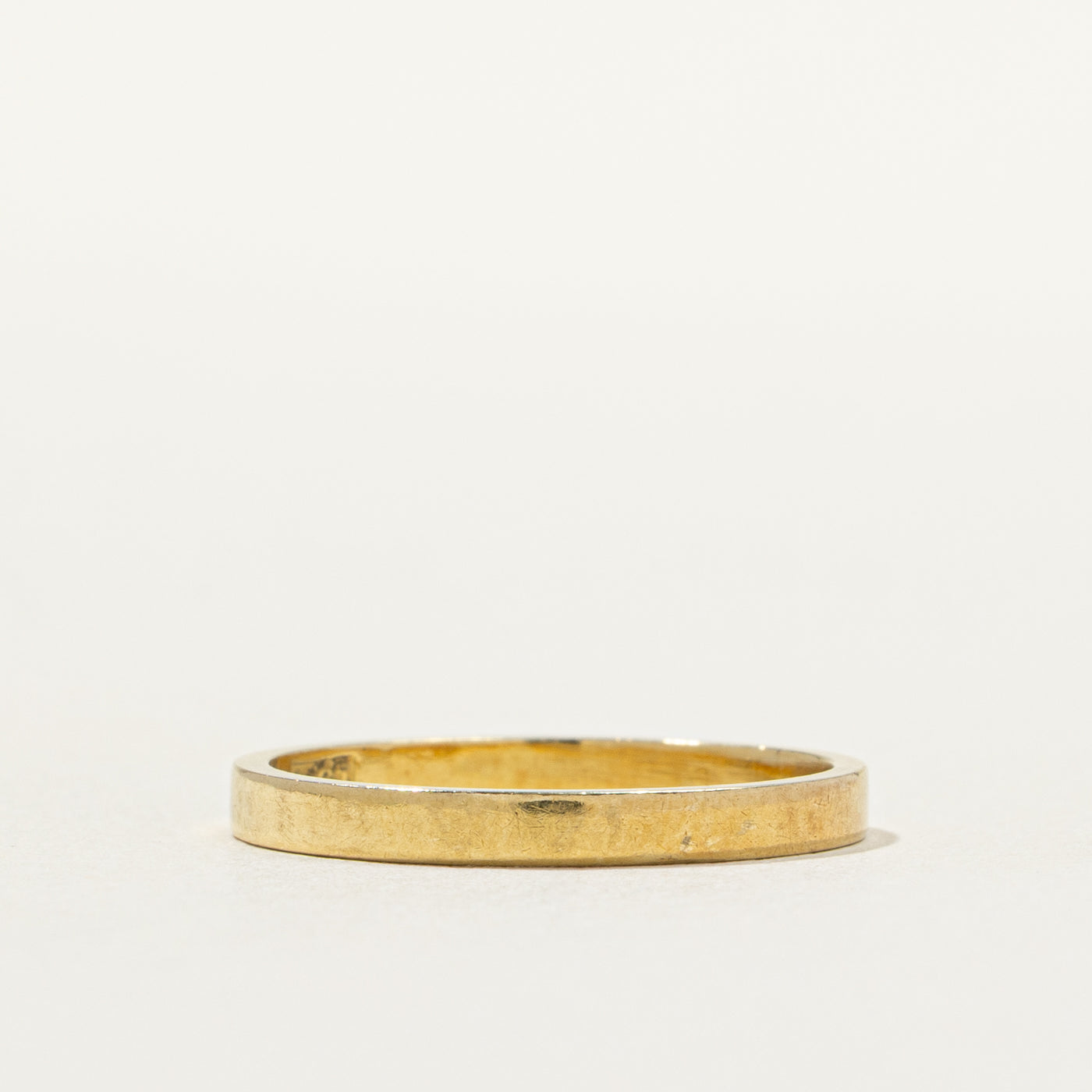 18k Yellow Gold Band | 2.11mm | SZ 5.5