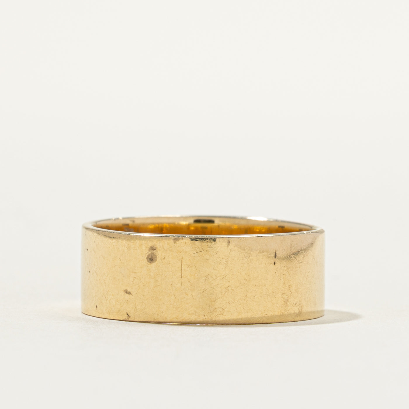 18k Yellow Gold Band | 7.3mm | SZ 7.75