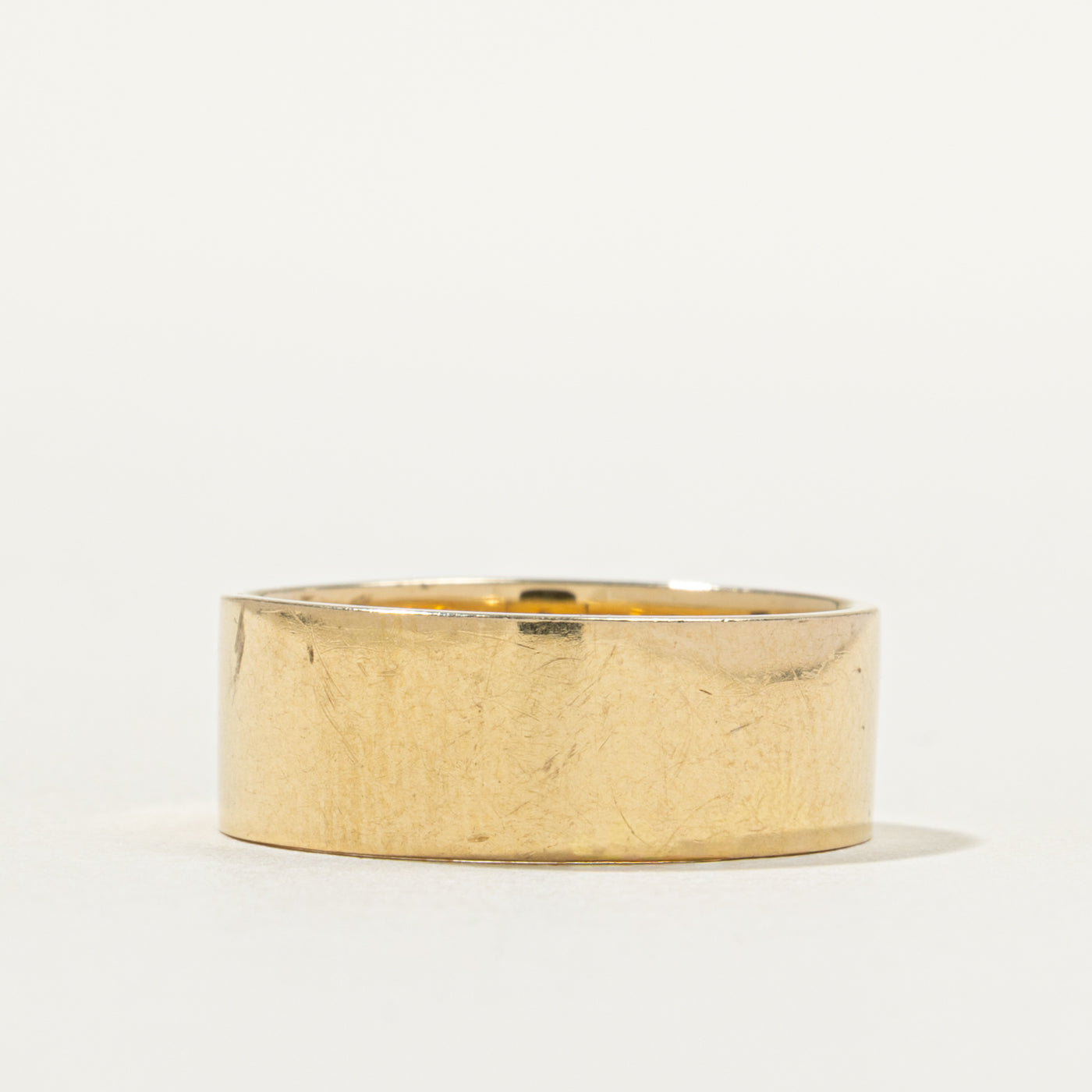 18k Yellow Gold Band | 7.3mm | SZ 7.75