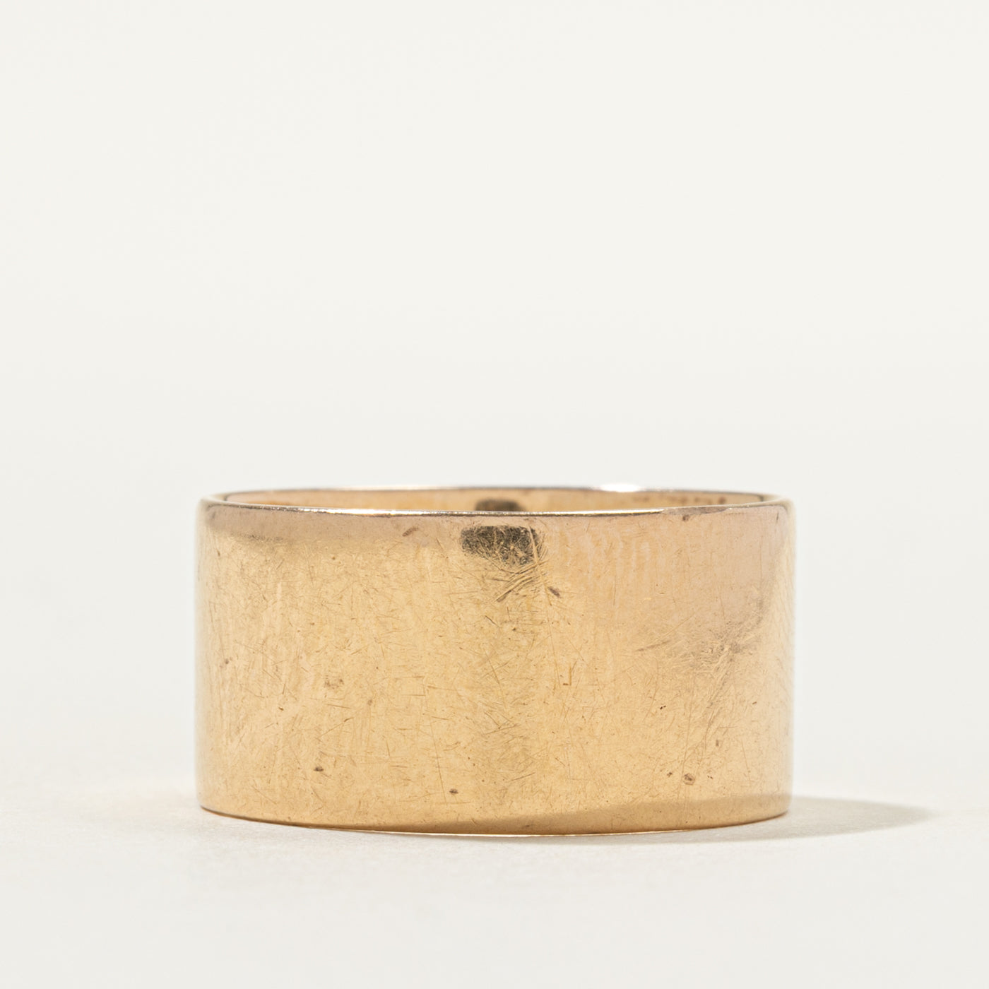 18k Yellow Gold Cigar Band | 11.03mm | SZ 9.25