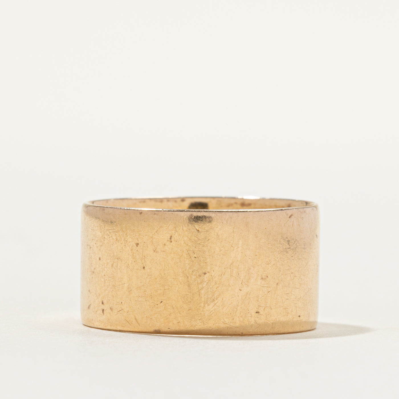 18k Yellow Gold Cigar Band | 11.03mm | SZ 9.25