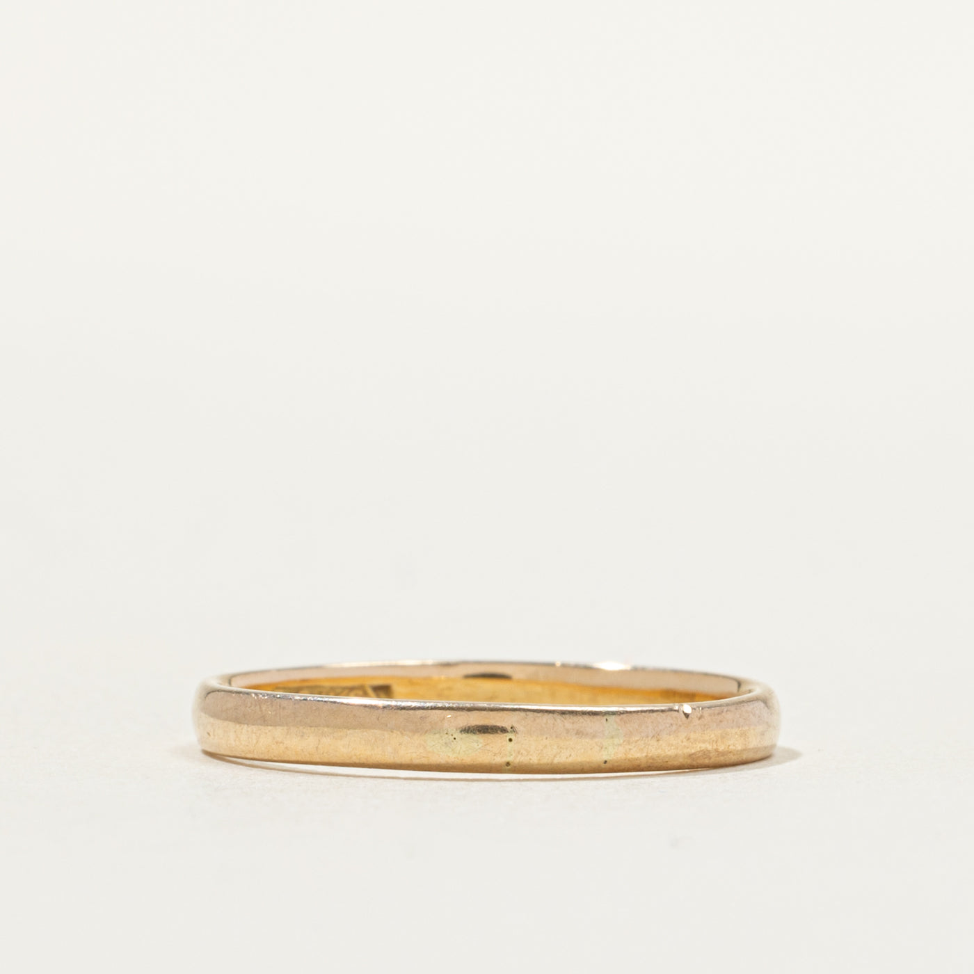 18k Yellow Gold Band | 2.24mm | SZ 6.5